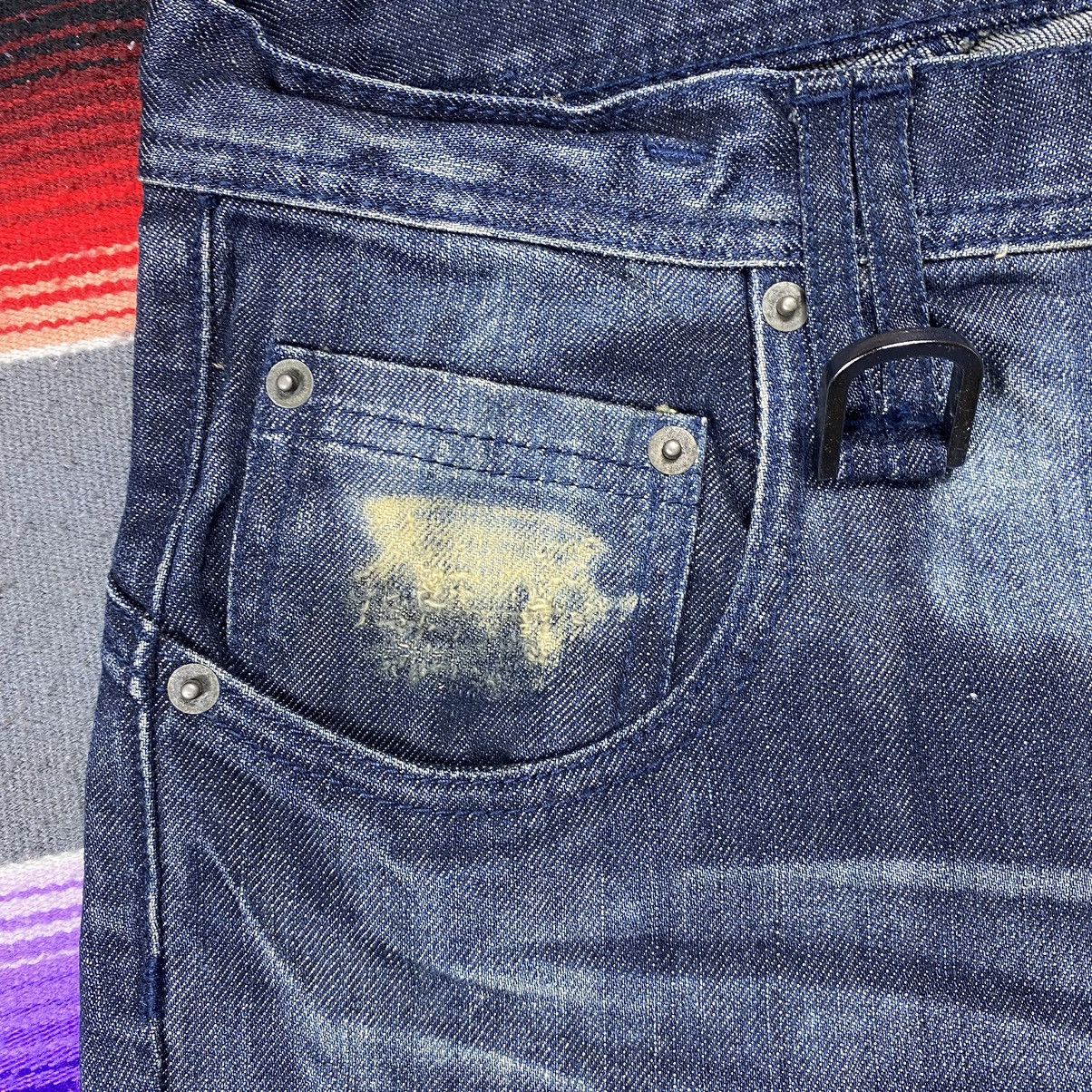 Hysteric Glamour Vintage Semantic Design Skull Distressed Denim Size US 33 - 4 Thumbnail