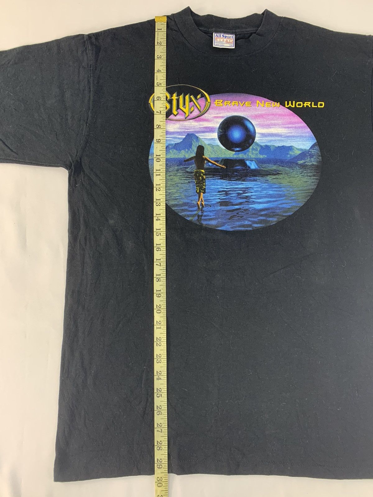 Band Tees 90s Styx Brave New World 13th Album Rock Band 00’ TourTee Size US L / EU 52-54 / 3 - 9 Thumbnail