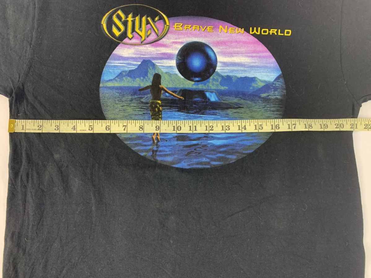 Band Tees 90s Styx Brave New World 13th Album Rock Band 00’ TourTee Size US L / EU 52-54 / 3 - 8 Thumbnail
