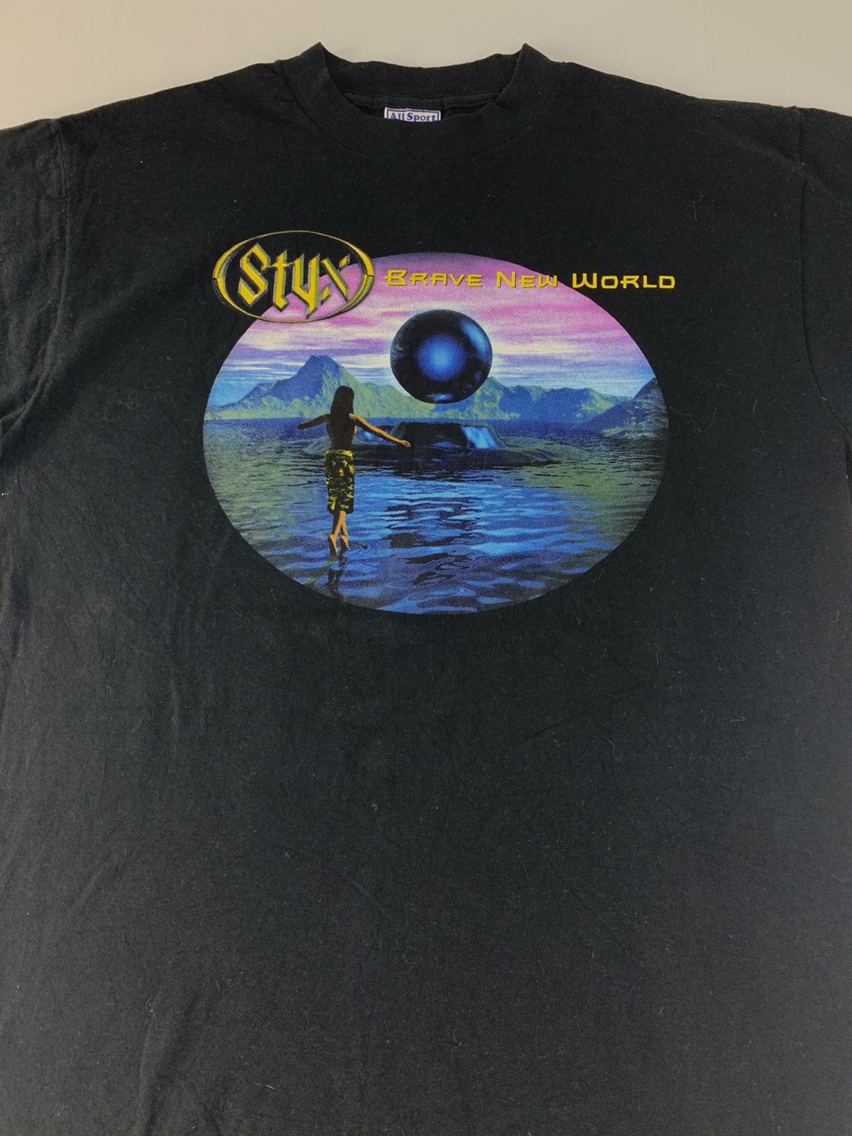 Band Tees 90s Styx Brave New World 13th Album Rock Band 00’ TourTee Size US L / EU 52-54 / 3 - 3 Thumbnail