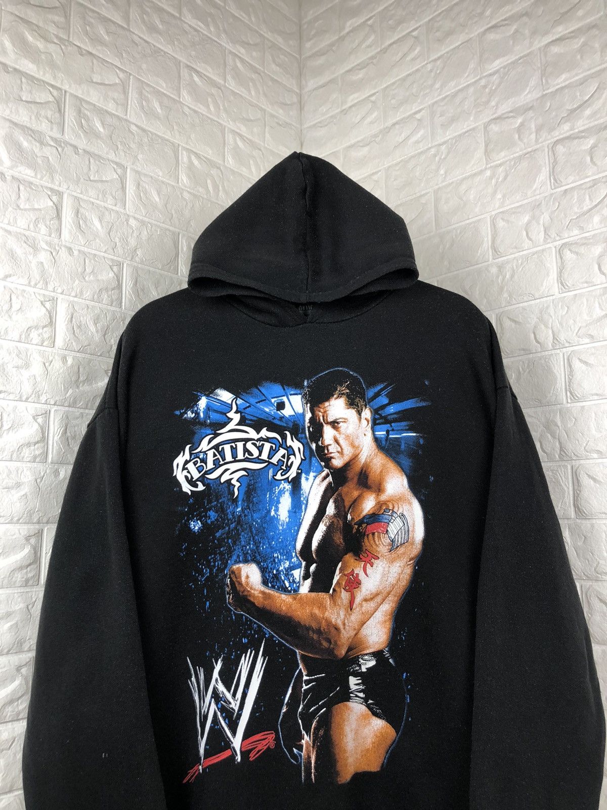 Vintage × WWE × WWF Vintage Wwe Wwf Batista Hoodie Size US M / EU 48-50 / 2 - 2 Thumbnail