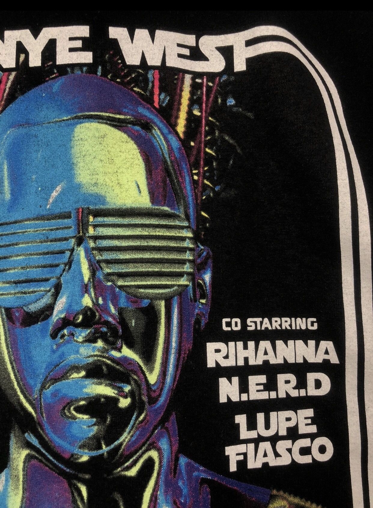 Kanye West × Rap Tees Vintage Kanye West Glow In The Dark Tour 2008 Size US M / EU 48-50 / 2 - 6 Thumbnail