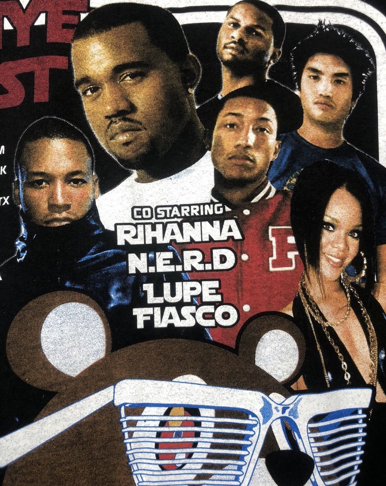 Kanye West × Rap Tees Vintage Kanye West Glow In The Dark Tour 2008 Size US M / EU 48-50 / 2 - 10 Thumbnail
