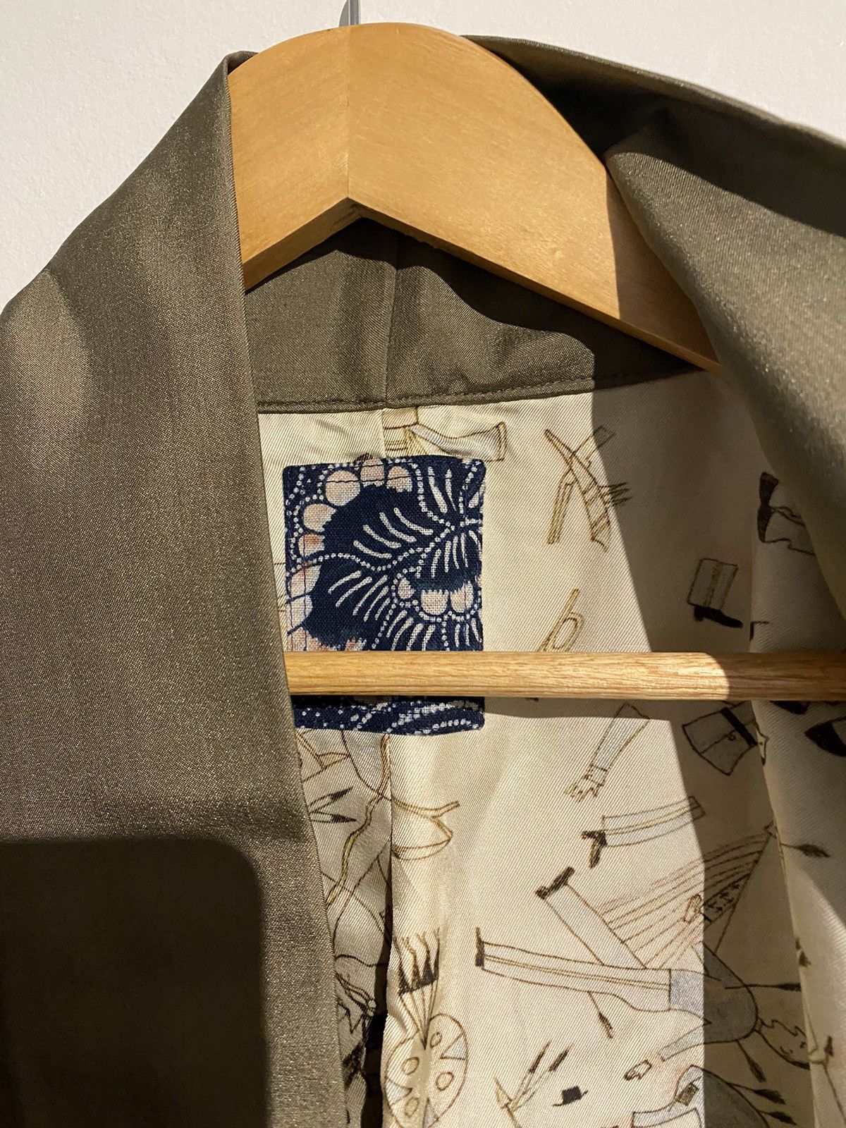 Visvim Visvim Pinstripe Wool Kimono Size US L / EU 52-54 / 3 - 4 Thumbnail