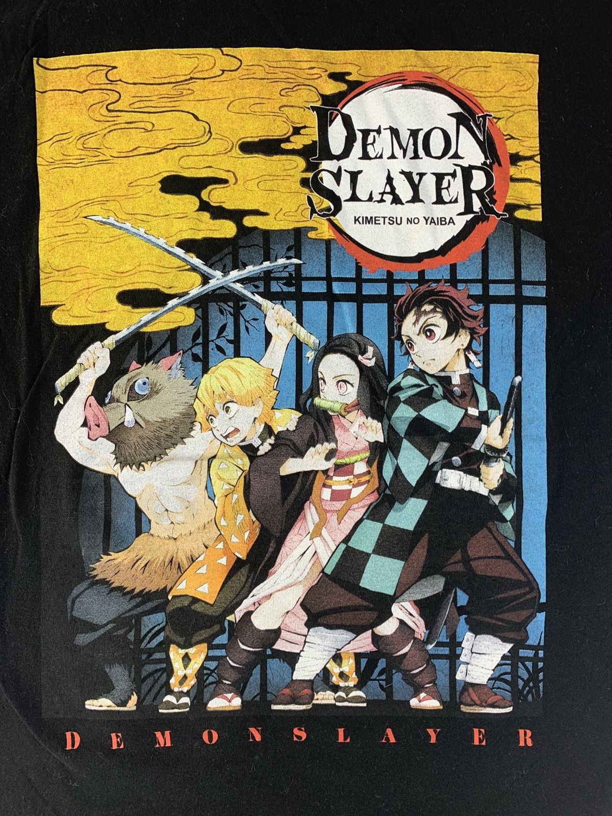 Anime Kimetsu No Yaiba Demon Slayer Japanese Anime Manga Promo Tee Size US S / EU 44-46 / 1 - 4 Thumbnail