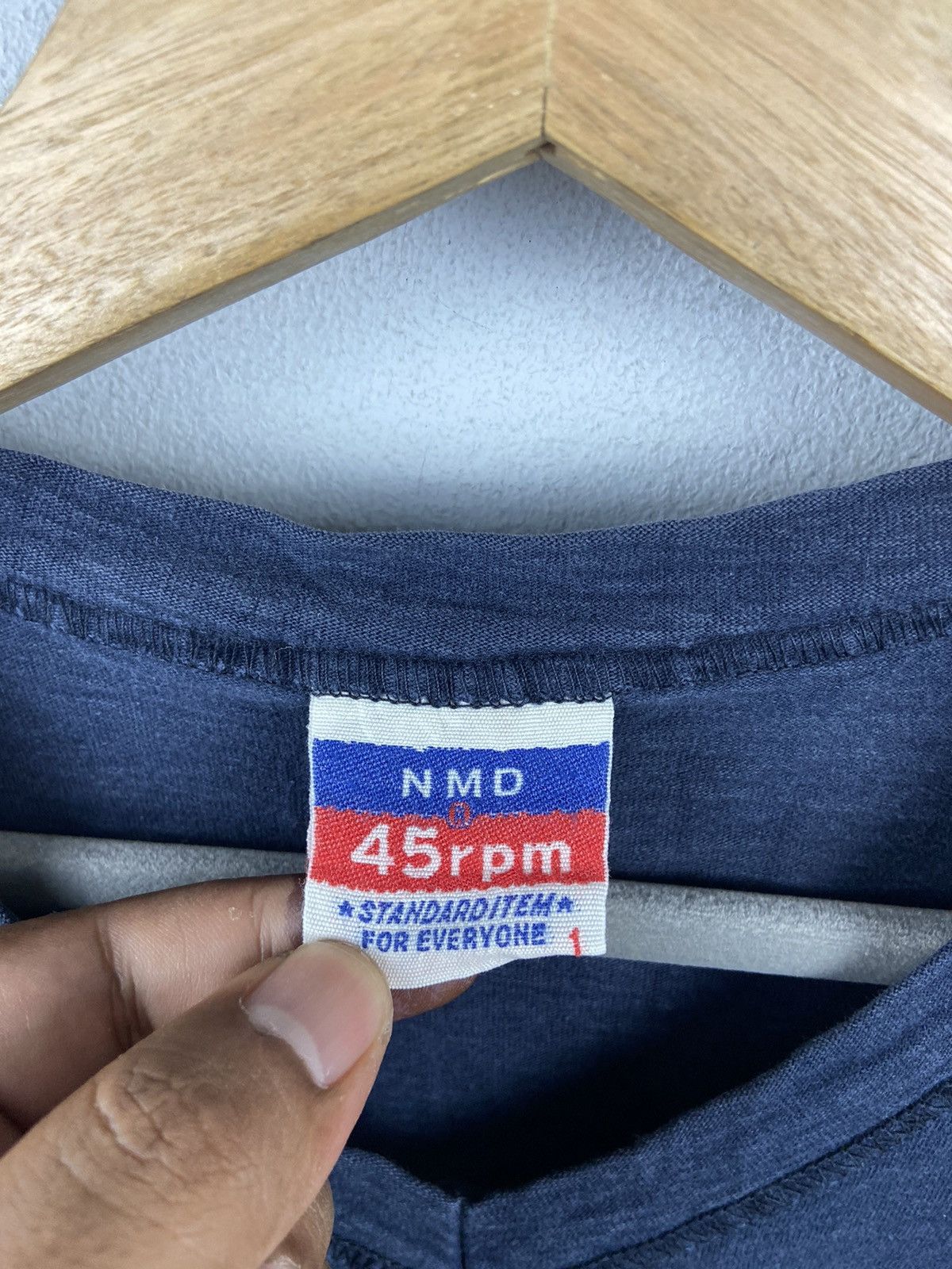45rpm × Japanese Brand 45rpm indigo indgo Tshirt Size US S / EU 44-46 / 1 - 4 Thumbnail