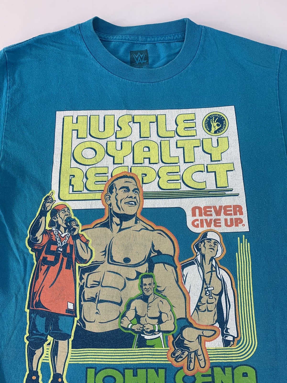 90s WWE John Cena UCME American Wrestler Printed Tee