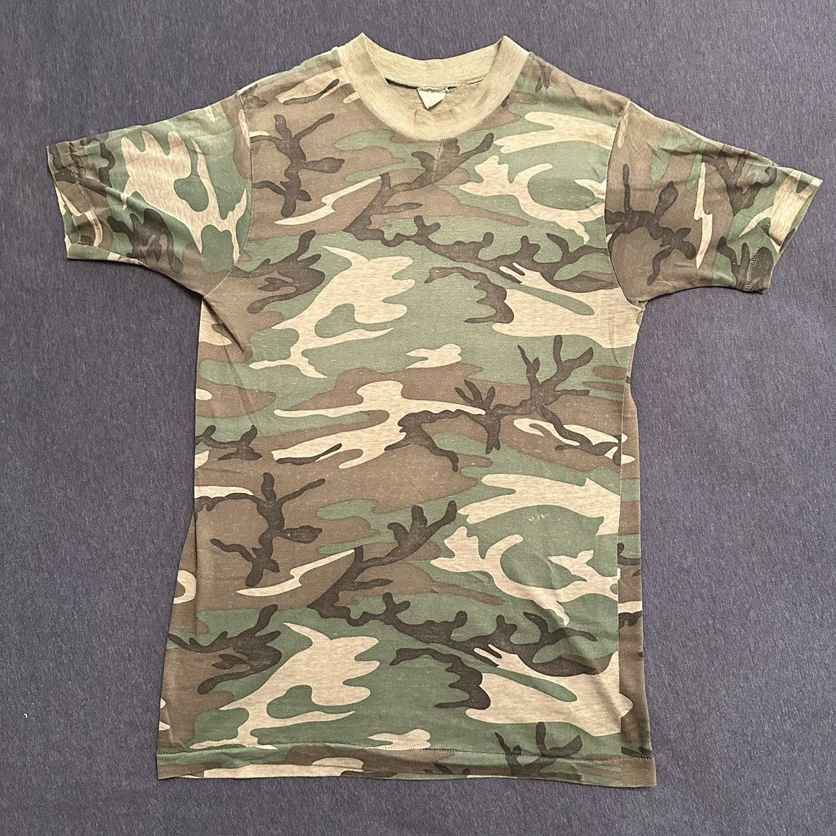 Vintage Vintage Tar Heel CAMO Camouflage Tshirt 1980's Single Stitch ...