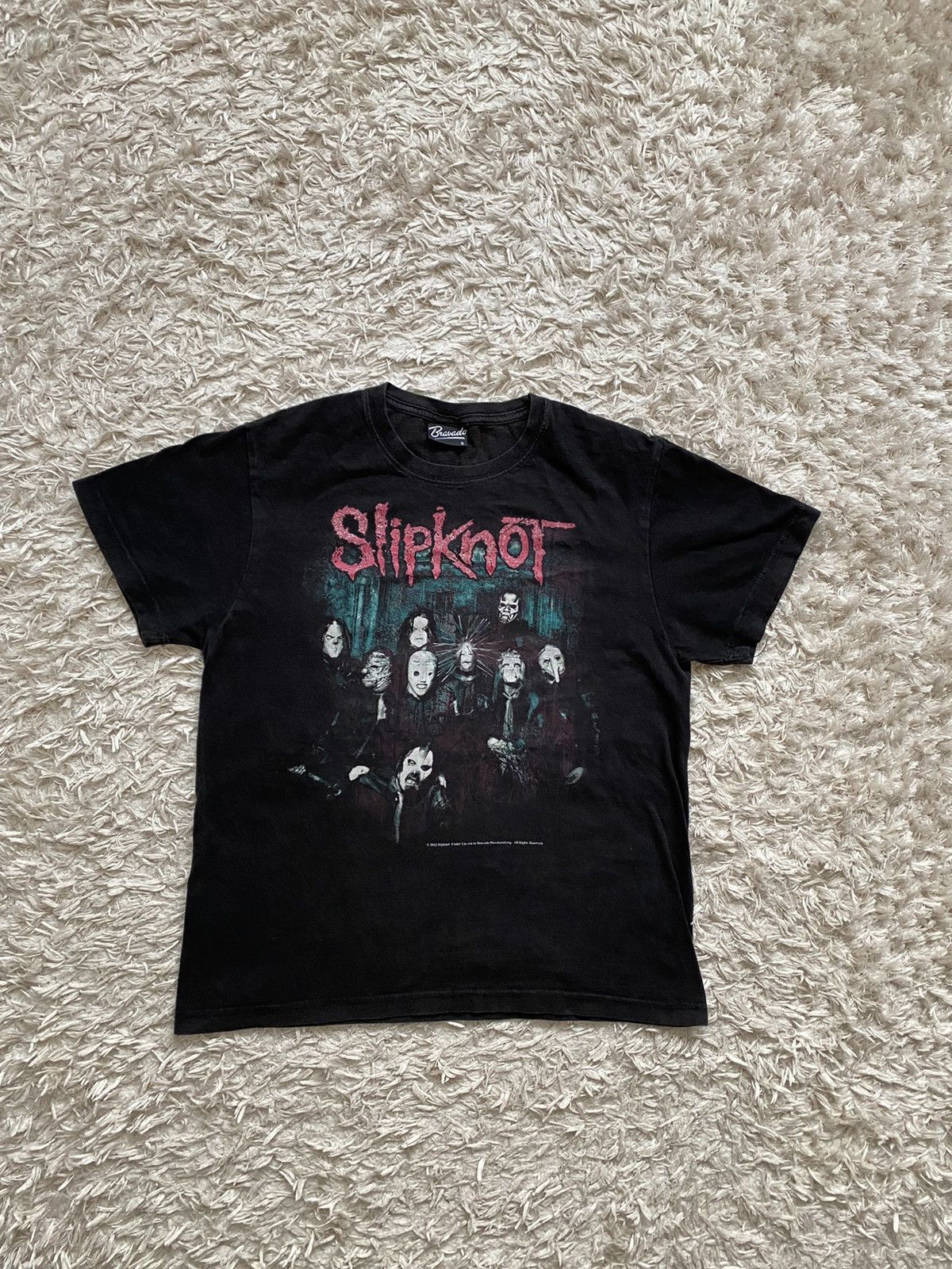 Band Tees × Slipknot Vintage 2012 Slipknot Rock Band Metal T-shirt Size US S / EU 44-46 / 1 - 1 Thumbnail