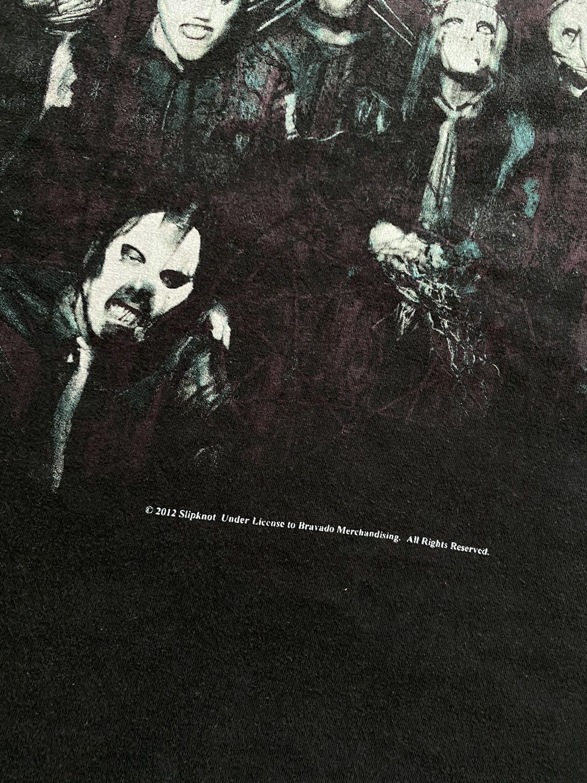 Band Tees × Slipknot Vintage 2012 Slipknot Rock Band Metal T-shirt Size US S / EU 44-46 / 1 - 2 Thumbnail