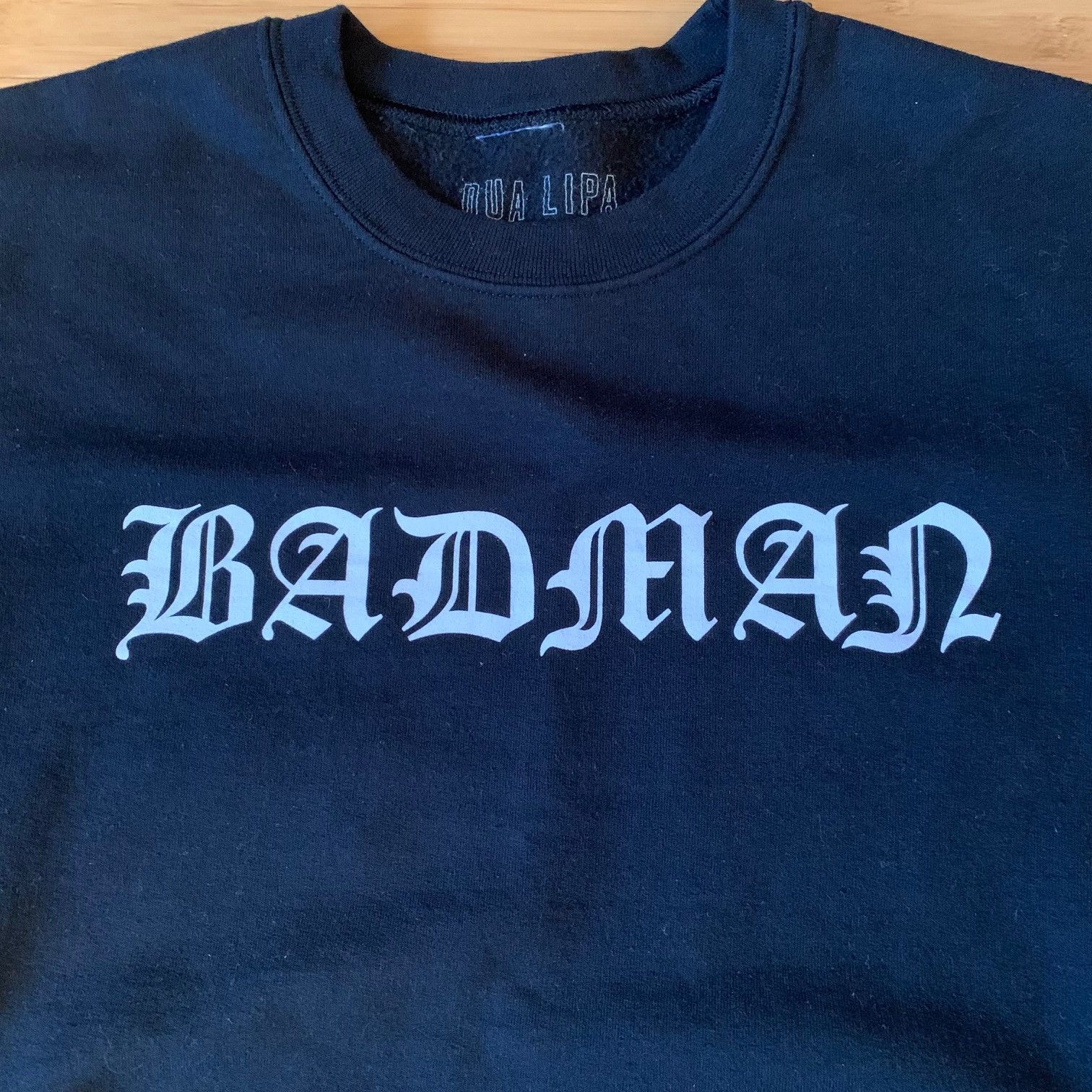 Other Dua Lipa BADMAN Pullover Sweatshirt Small Black SOLD OUT Size US S / EU 44-46 / 1 - 2 Thumbnail