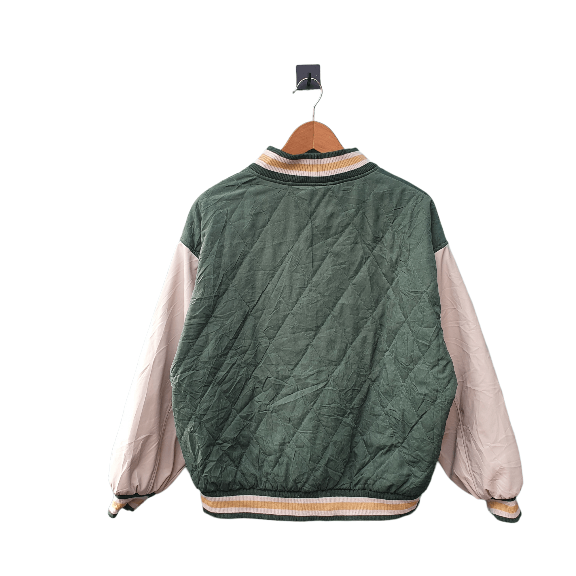 Japanese Brand VARSITY JACKET SPELLOUT BY CHIP CLIP Size L / US 10 / IT 46 - 2 Thumbnail