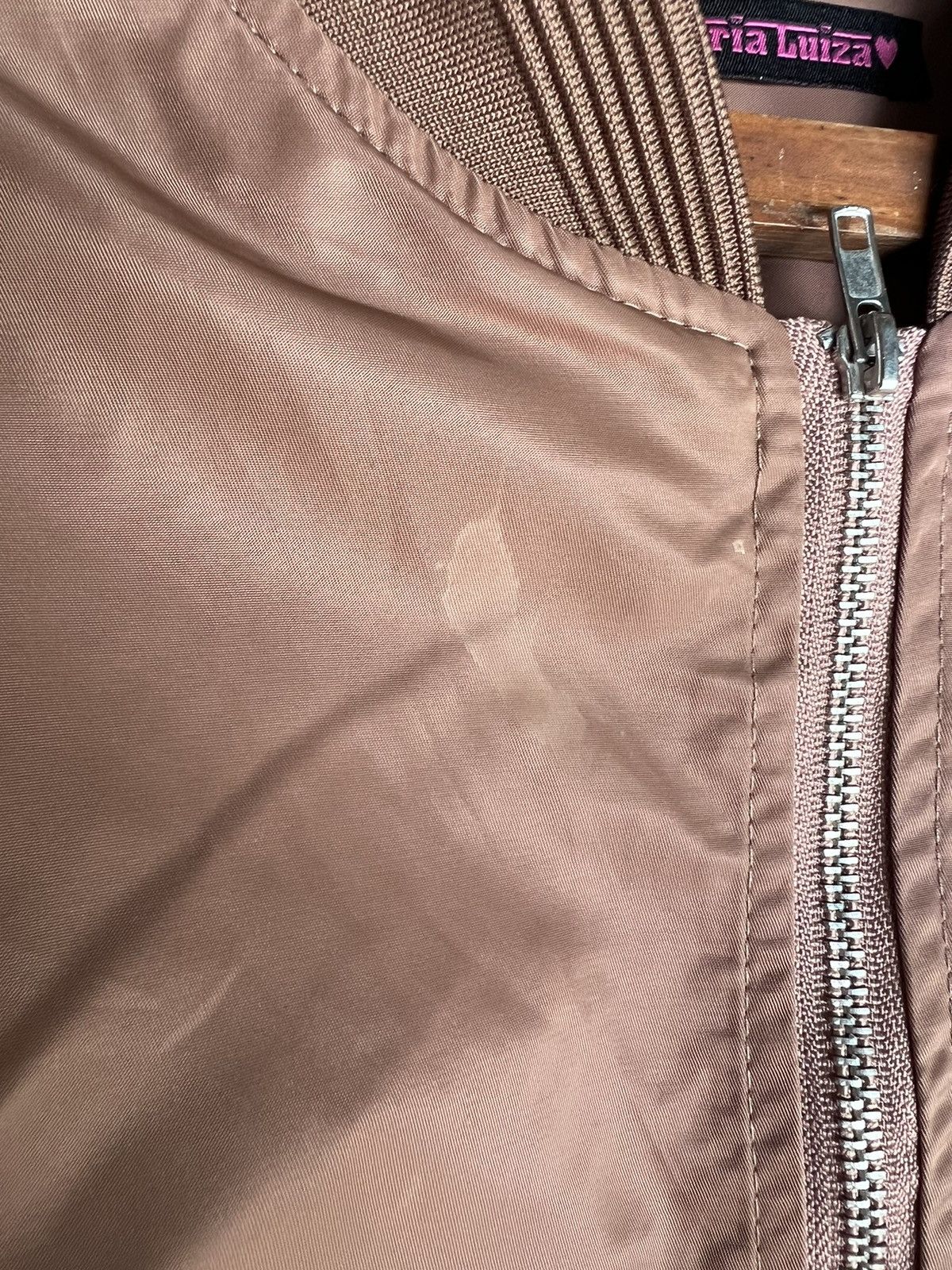 Japanese Brand BOMBER JACKET SPELL OUT COVERED IN MOOD Size XXL / US 16-18 / IT 52-54 - 5 Thumbnail