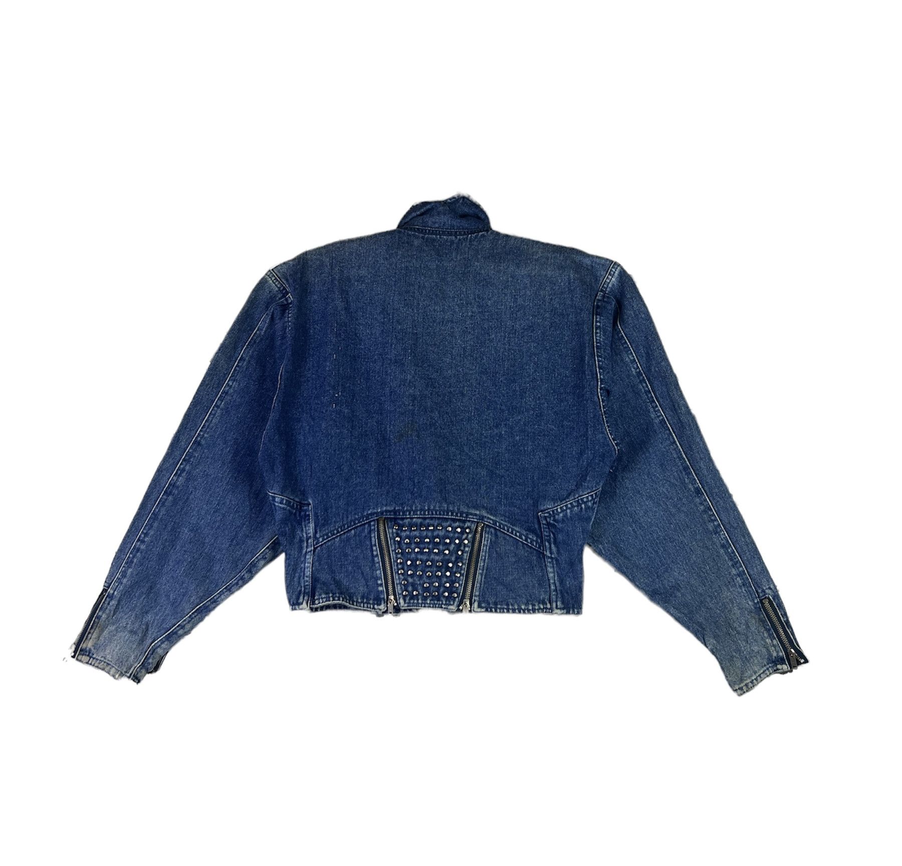Other VINTAGE DENIM JACKET RETRO DESIGN BY TOKYONEWMODE Size M / US 6-8 / IT 42-44 - 2 Thumbnail