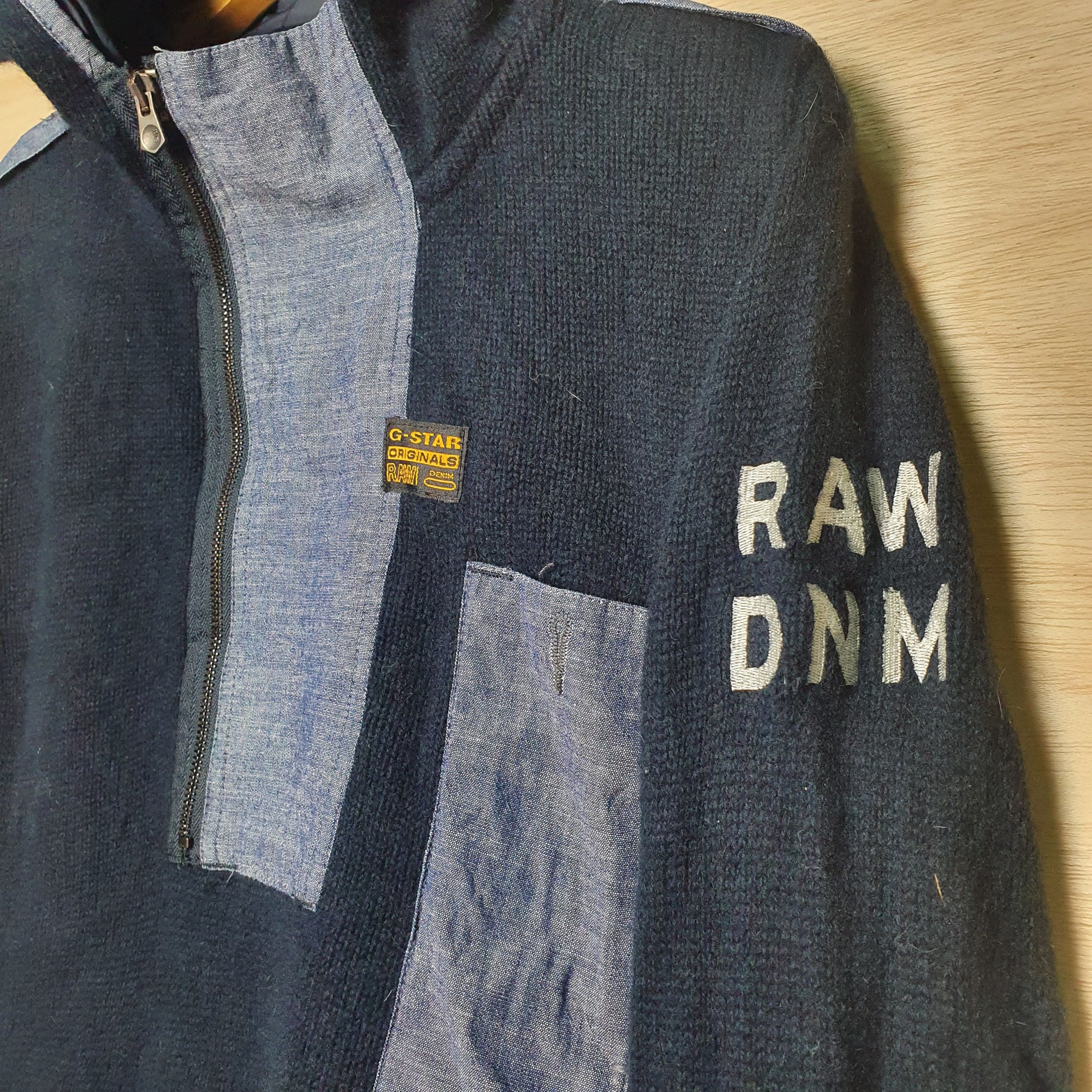 G-Star G-STAR ORIGINAL RAW DENIM HALF ZIPPER HOODIE Size US M / EU 48-50 / 2 - 4 Thumbnail