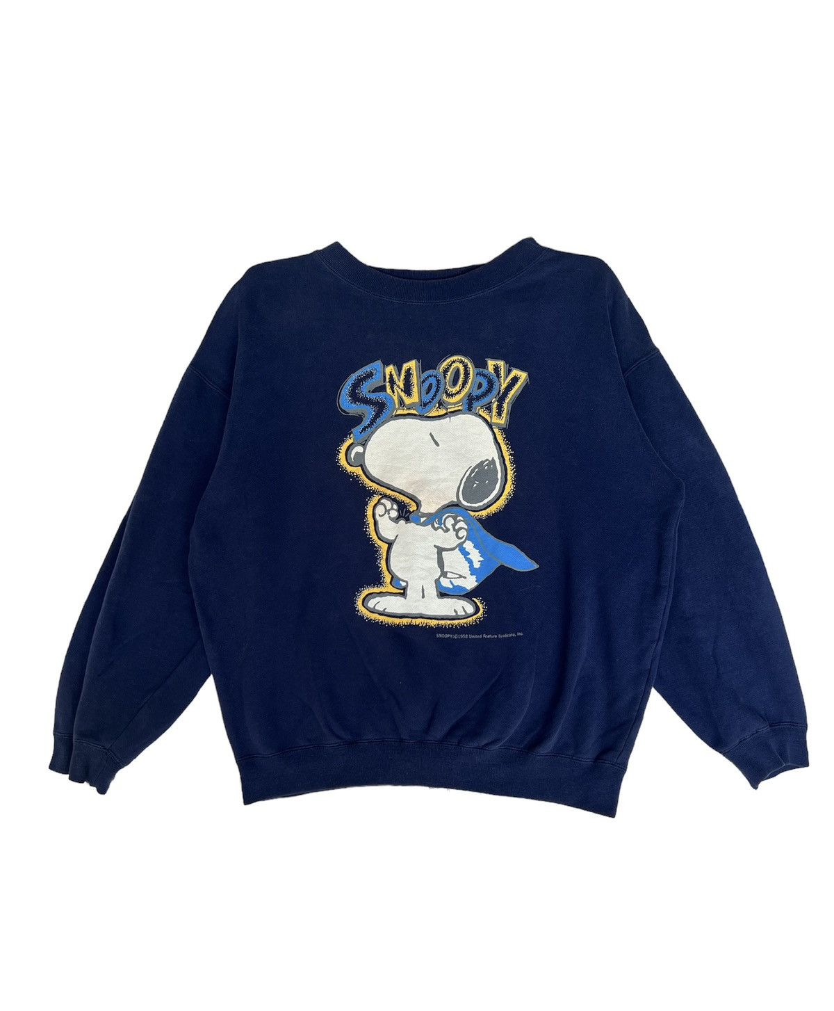 Cartoon Network × Vintage VINTAGE 80’s SNOOPY SWEATSHIRT Size M / US 6-8 / IT 42-44 - 1 Thumbnail