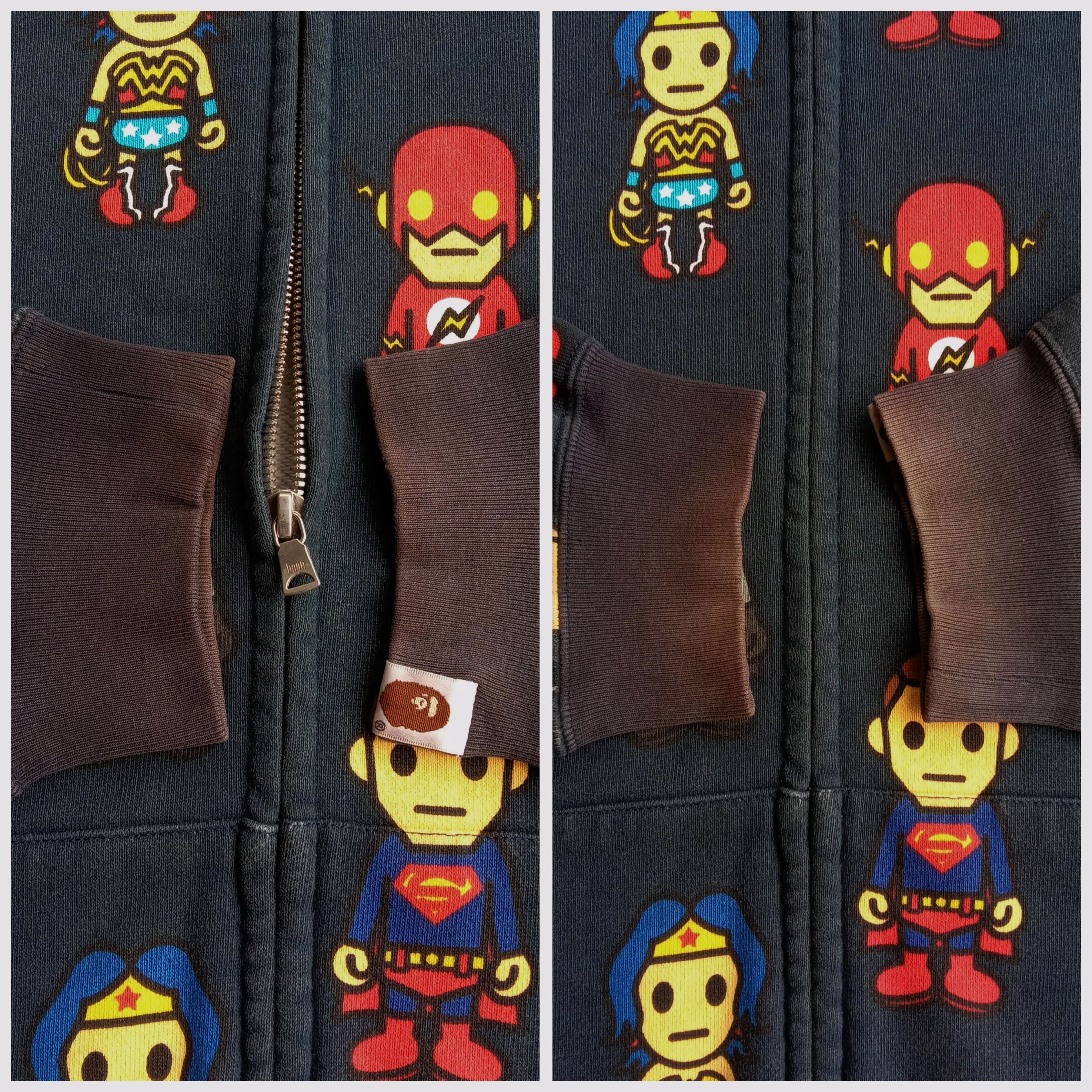 Bape 2007 BAPE × DC Comics Full Zip Hoodie Size US L / EU 52-54 / 3 - 6 Thumbnail