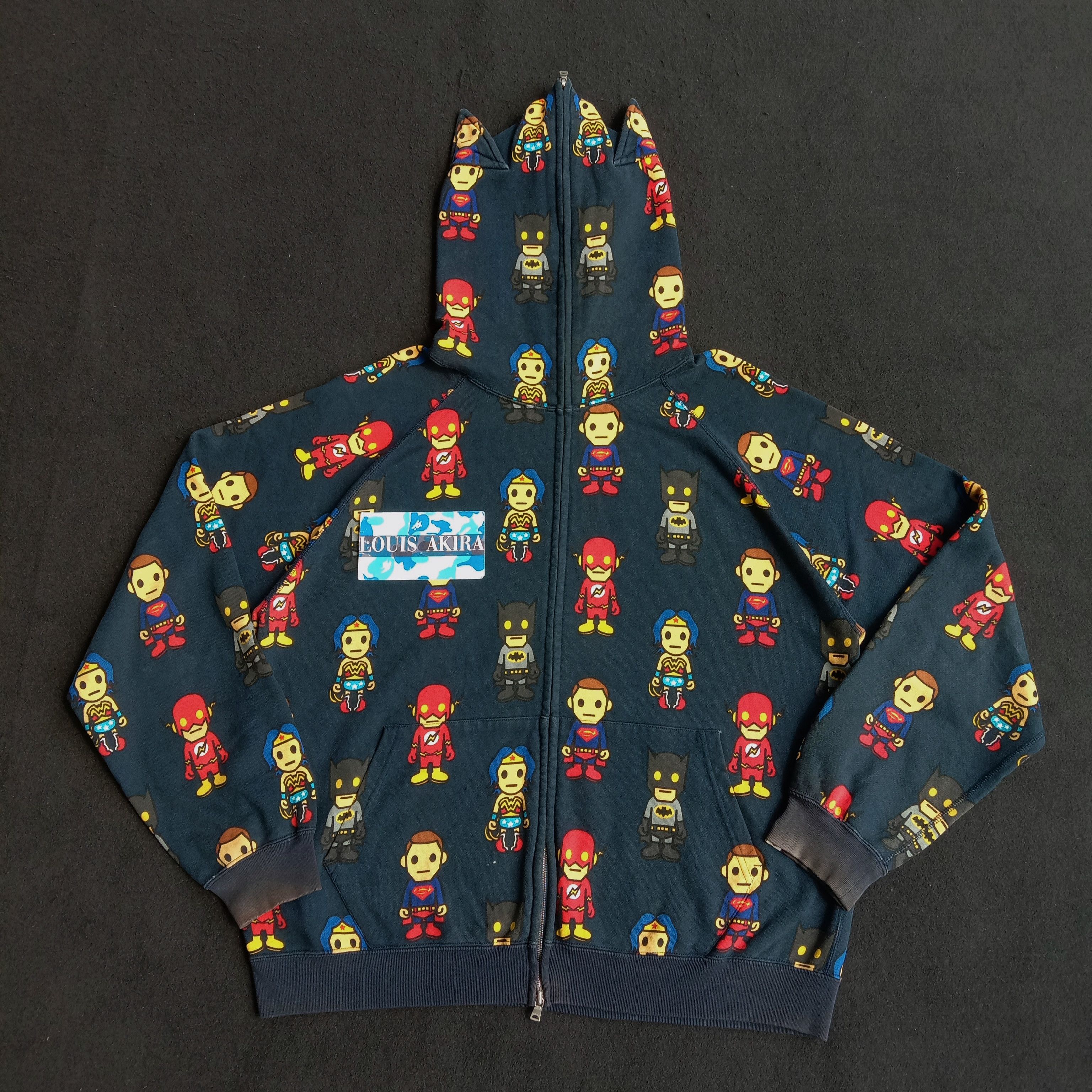 Bape 2007 BAPE × DC Comics Full Zip Hoodie Size US L / EU 52-54 / 3 - 1 Thumbnail