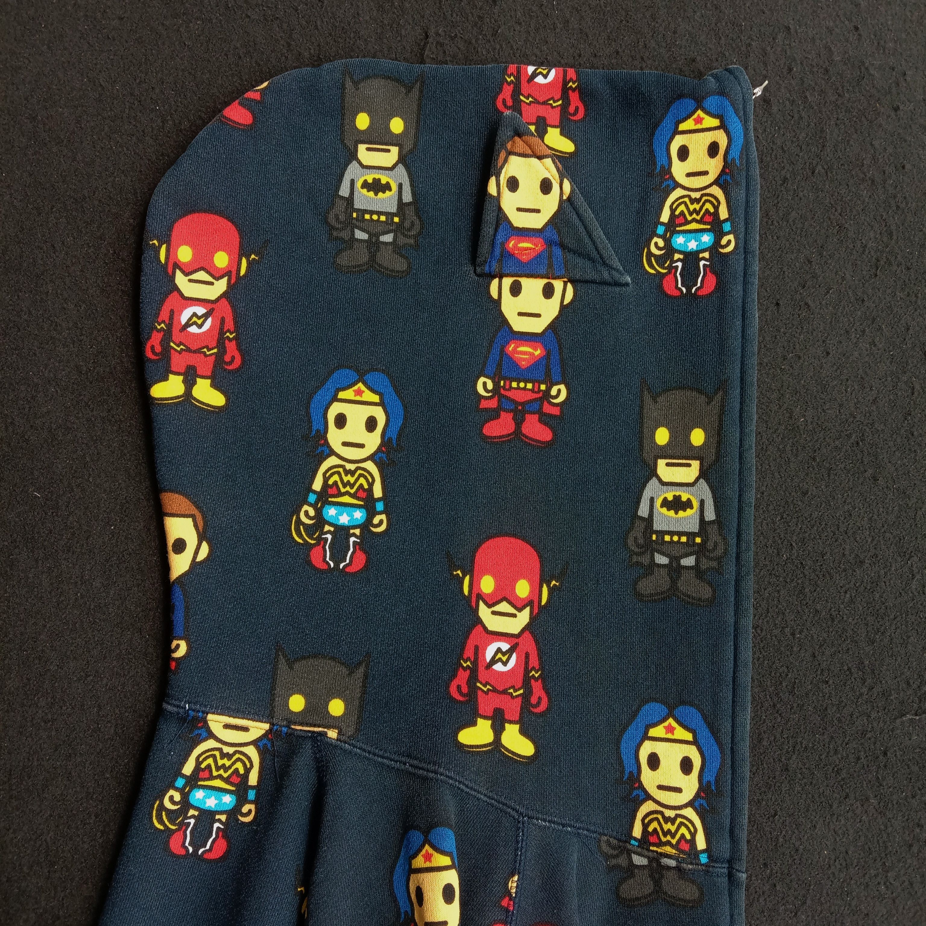 Bape 2007 BAPE × DC Comics Full Zip Hoodie Size US L / EU 52-54 / 3 - 3 Thumbnail