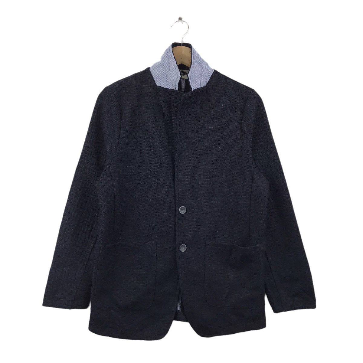 Japanese Brand BALL Japanese Brand Plain Navy Blazer Coat Size US M / EU 48-50 / 2 - 1 Thumbnail