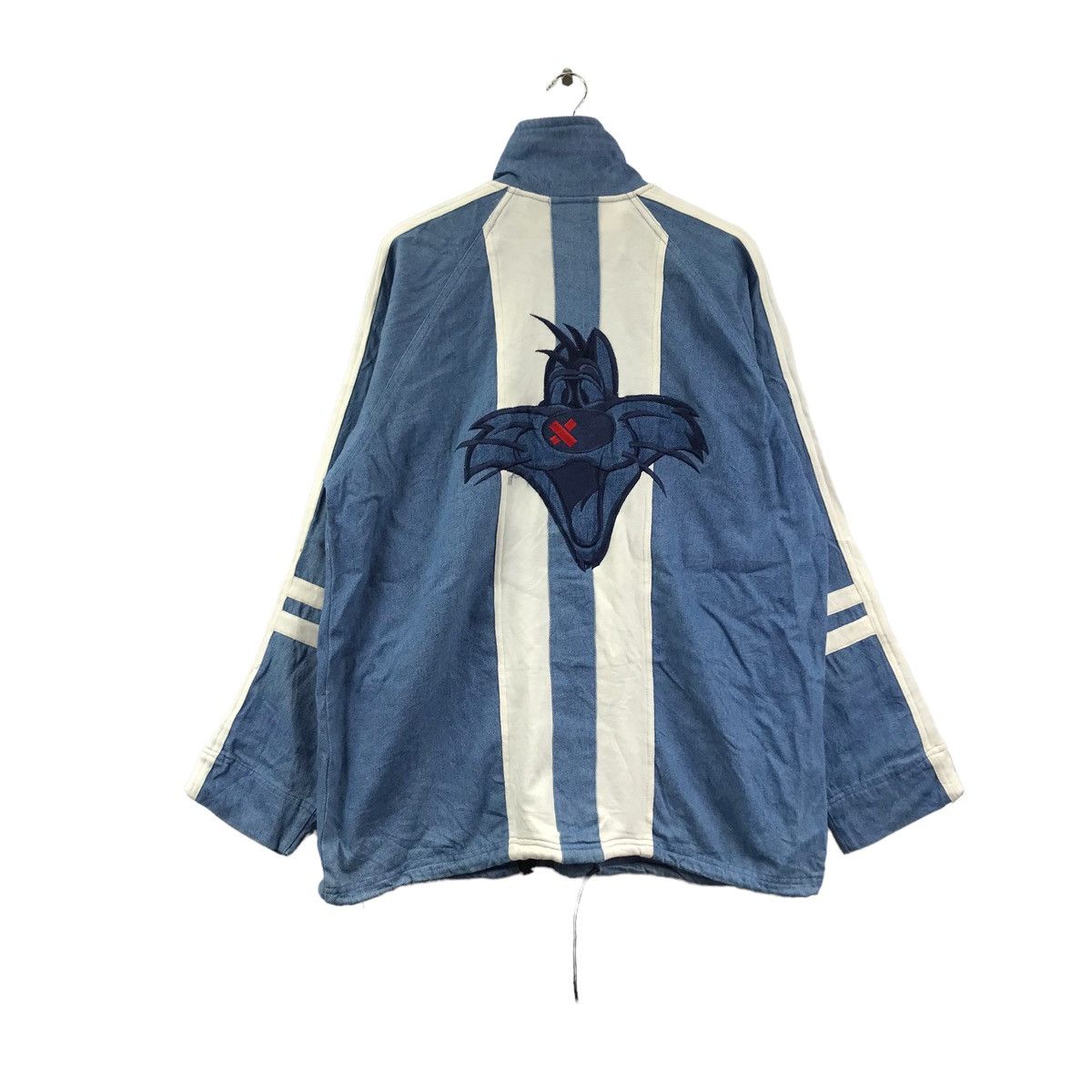 Vintage DANIEL’S DREAM New York City Club Denim Jeans Bomber Jacket Size US XL / EU 56 / 4 - 8 Thumbnail