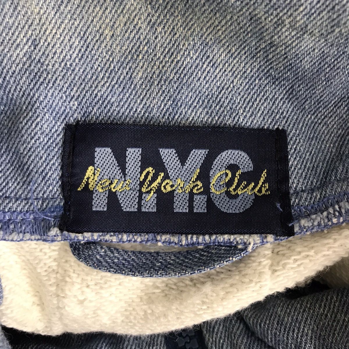 Vintage DANIEL’S DREAM New York City Club Denim Jeans Bomber Jacket Size US XL / EU 56 / 4 - 5 Thumbnail