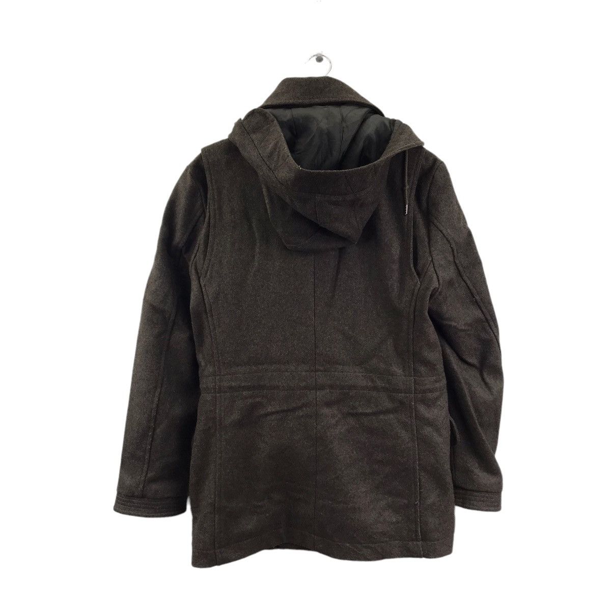Katharine Hamnett London KATHARINE HAMNETT LONDON English Designer Wool Hooded Coat Size US S / EU 44-46 / 1 - 5 Thumbnail