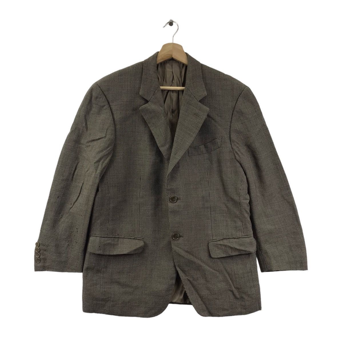 Cerruti 1881 CERRUTI 1881 SHAPES France Designer Grey Coat Blazer Size US M / EU 48-50 / 2 - 1 Thumbnail