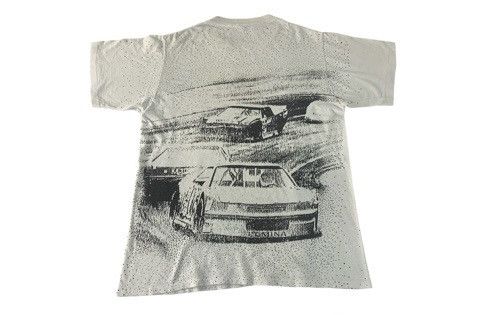 Vintage 90s Winston Racing Series Nascar Car Over Printed Tee Size US M / EU 48-50 / 2 - 2 Thumbnail