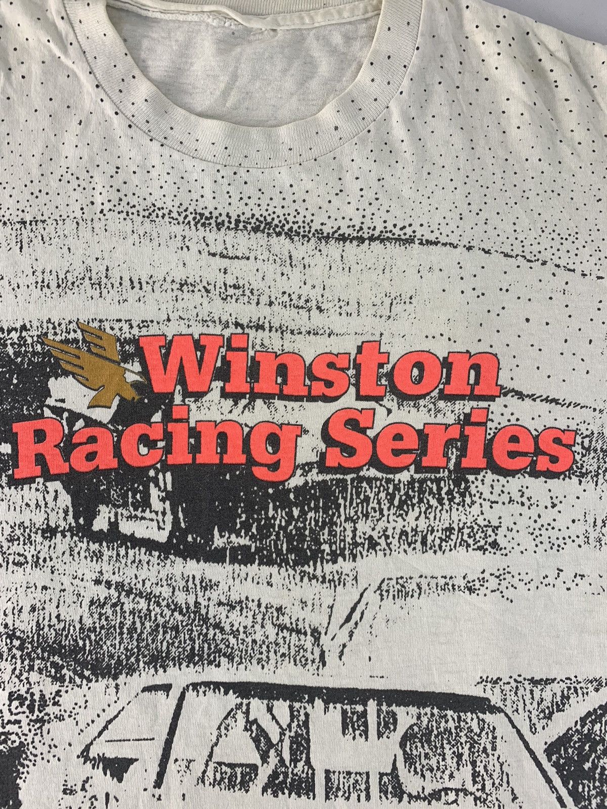 Vintage 90s Winston Racing Series Nascar Car Over Printed Tee Size US M / EU 48-50 / 2 - 4 Thumbnail