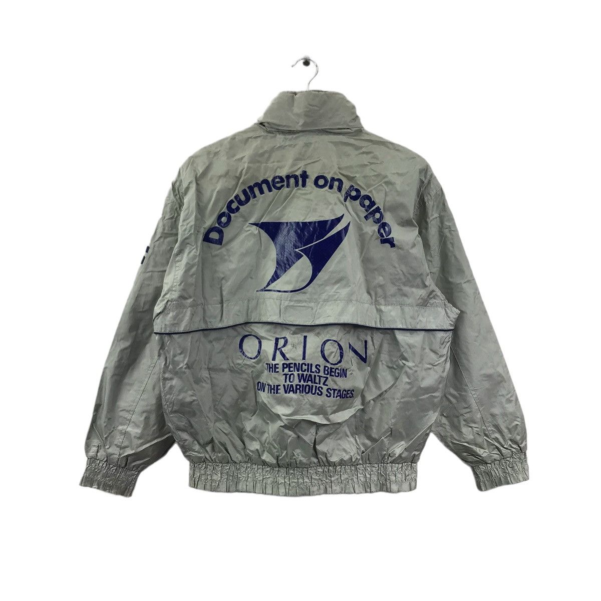 Vintage ORION DOCUMENT On PAPER Workwear Bomber Jacket Size US M / EU 48-50 / 2 - 1 Thumbnail
