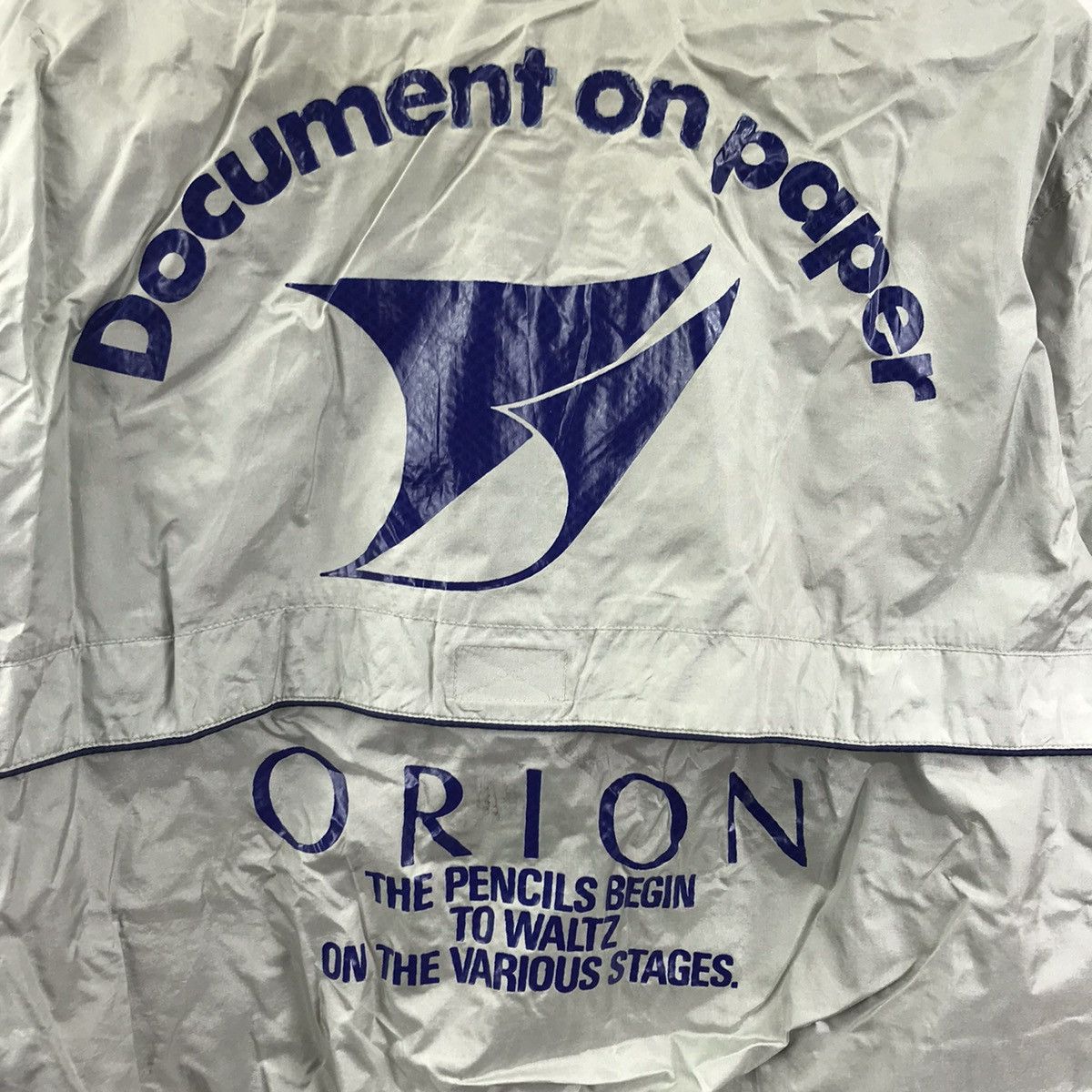 Vintage ORION DOCUMENT On PAPER Workwear Bomber Jacket Size US M / EU 48-50 / 2 - 2 Thumbnail
