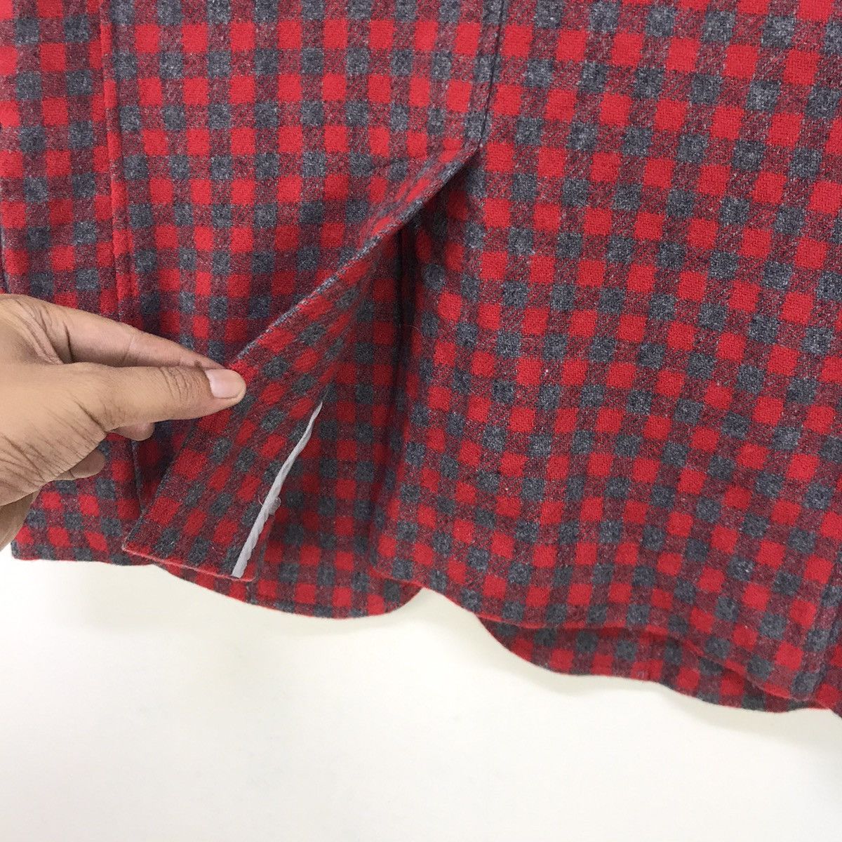 Beams Plus Made In Japan Beams Checkered Plaid Tartan Wool Coat Blazer Size US S / EU 44-46 / 1 - 14 Thumbnail