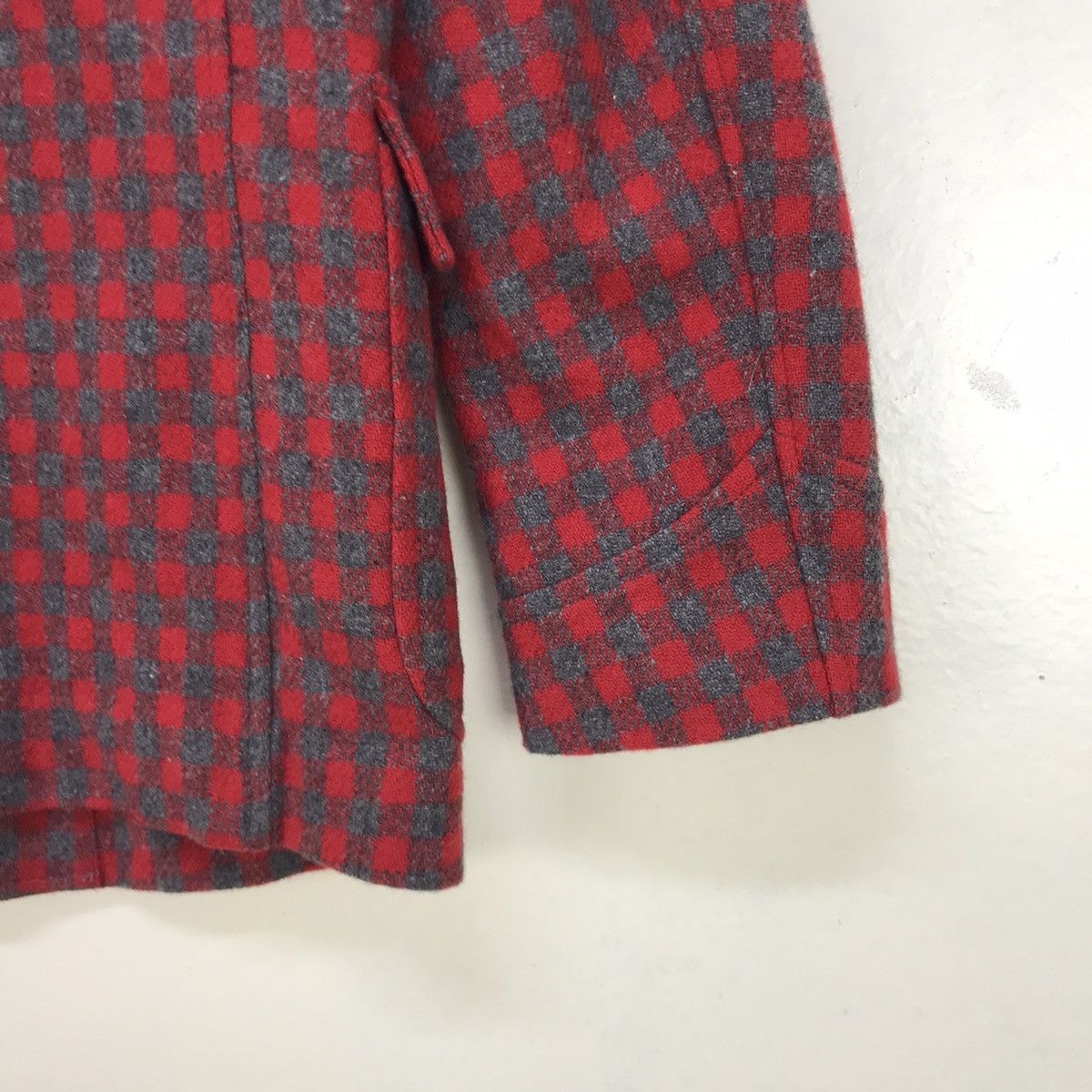 Beams Plus Made In Japan Beams Checkered Plaid Tartan Wool Coat Blazer Size US S / EU 44-46 / 1 - 9 Thumbnail