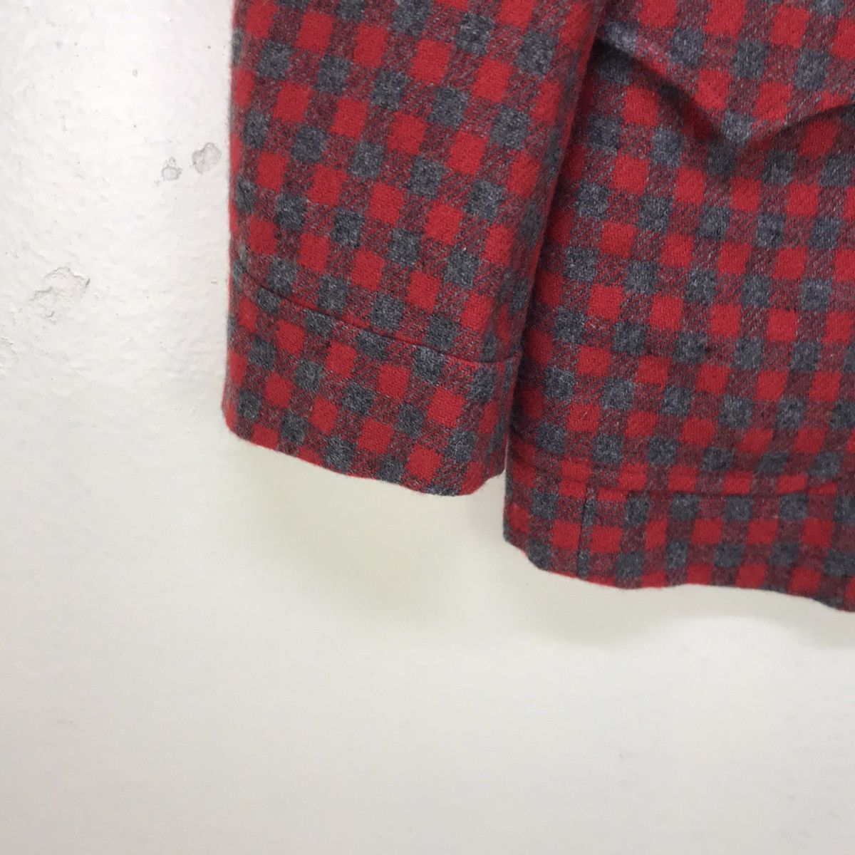 Beams Plus Made In Japan Beams Checkered Plaid Tartan Wool Coat Blazer Size US S / EU 44-46 / 1 - 15 Thumbnail