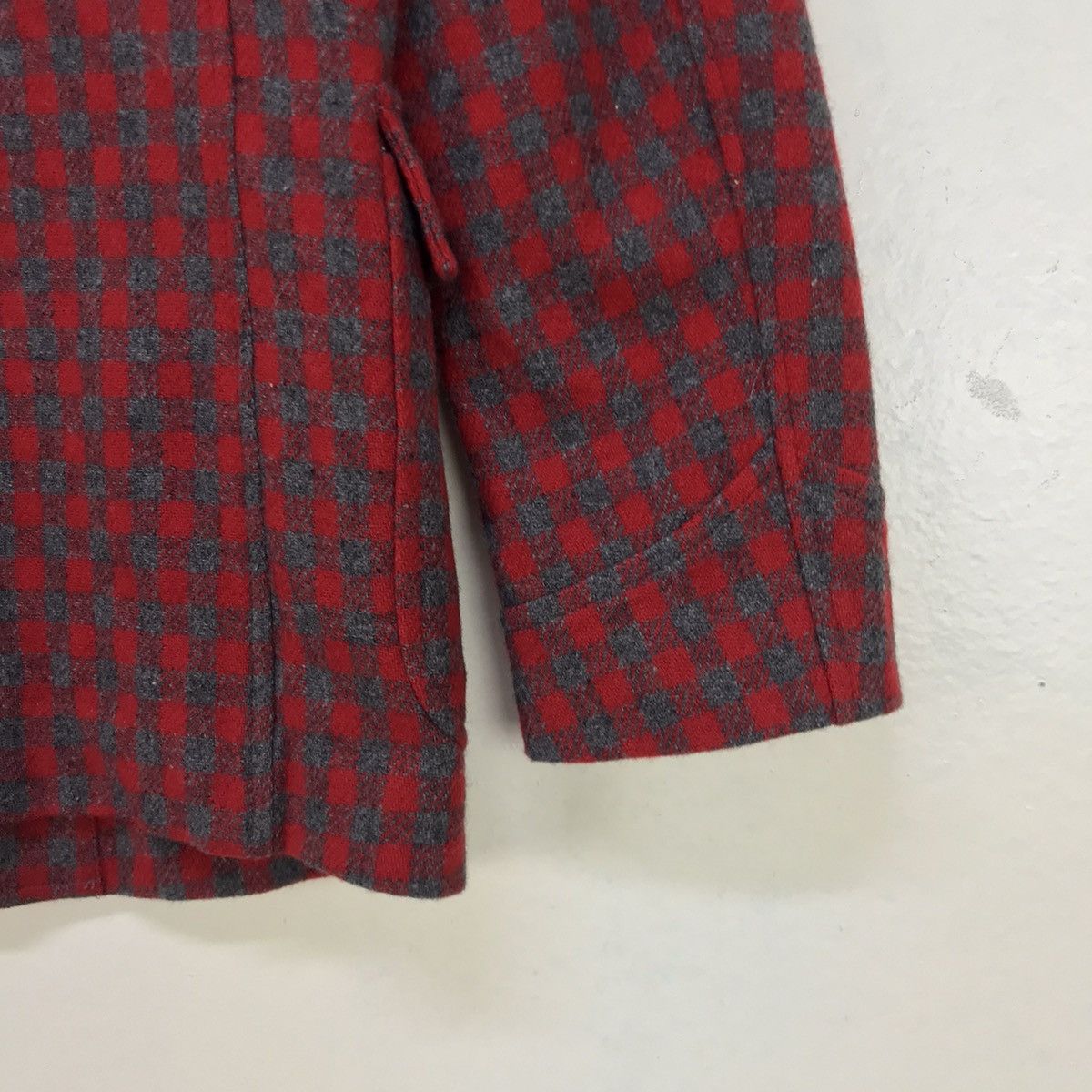 Beams Plus Made In Japan Beams Checkered Plaid Tartan Wool Coat Blazer Size US S / EU 44-46 / 1 - 10 Thumbnail