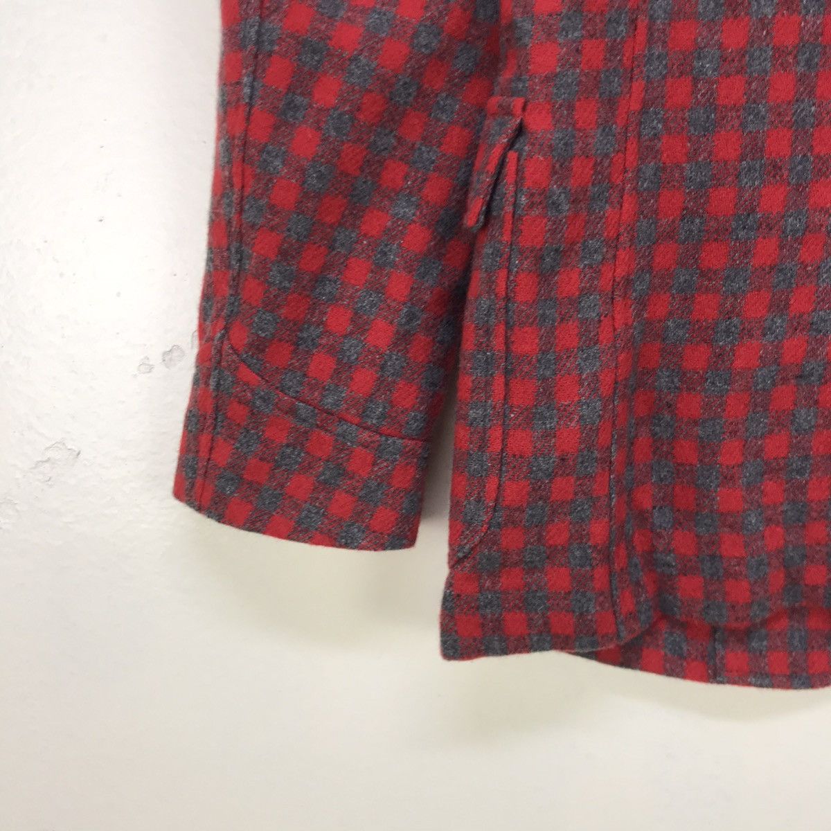 Beams Plus Made In Japan Beams Checkered Plaid Tartan Wool Coat Blazer Size US S / EU 44-46 / 1 - 11 Thumbnail