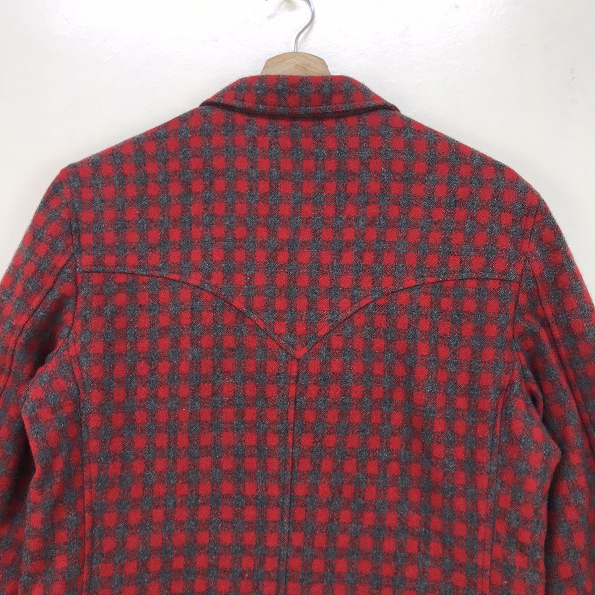 Beams Plus Made In Japan Beams Checkered Plaid Tartan Wool Coat Blazer Size US S / EU 44-46 / 1 - 12 Thumbnail