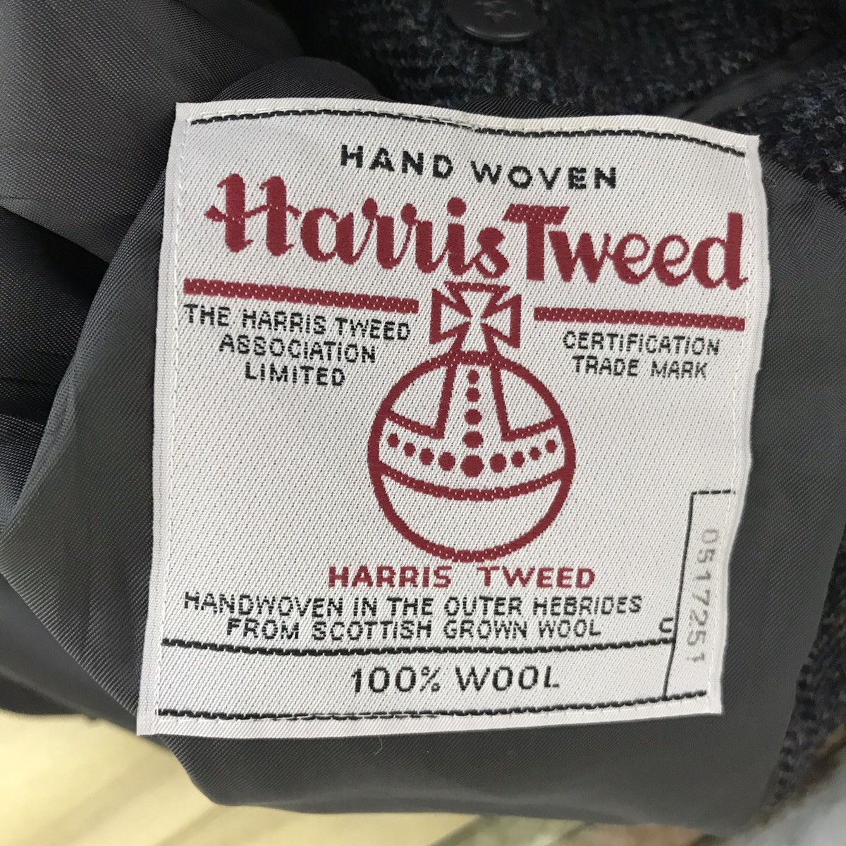 Harris Tweed HARRIS TWEED x A Hunt Valcon Wool Plain Blazer Coat Jacket Size US M / EU 48-50 / 2 - 5 Thumbnail