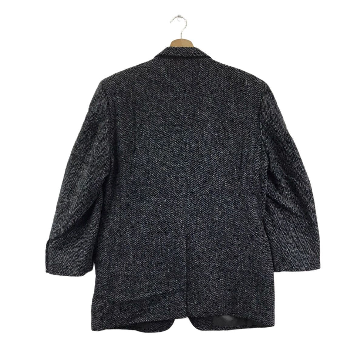 Harris Tweed HARRIS TWEED x A Hunt Valcon Wool Plain Blazer Coat Jacket Size US M / EU 48-50 / 2 - 9 Thumbnail