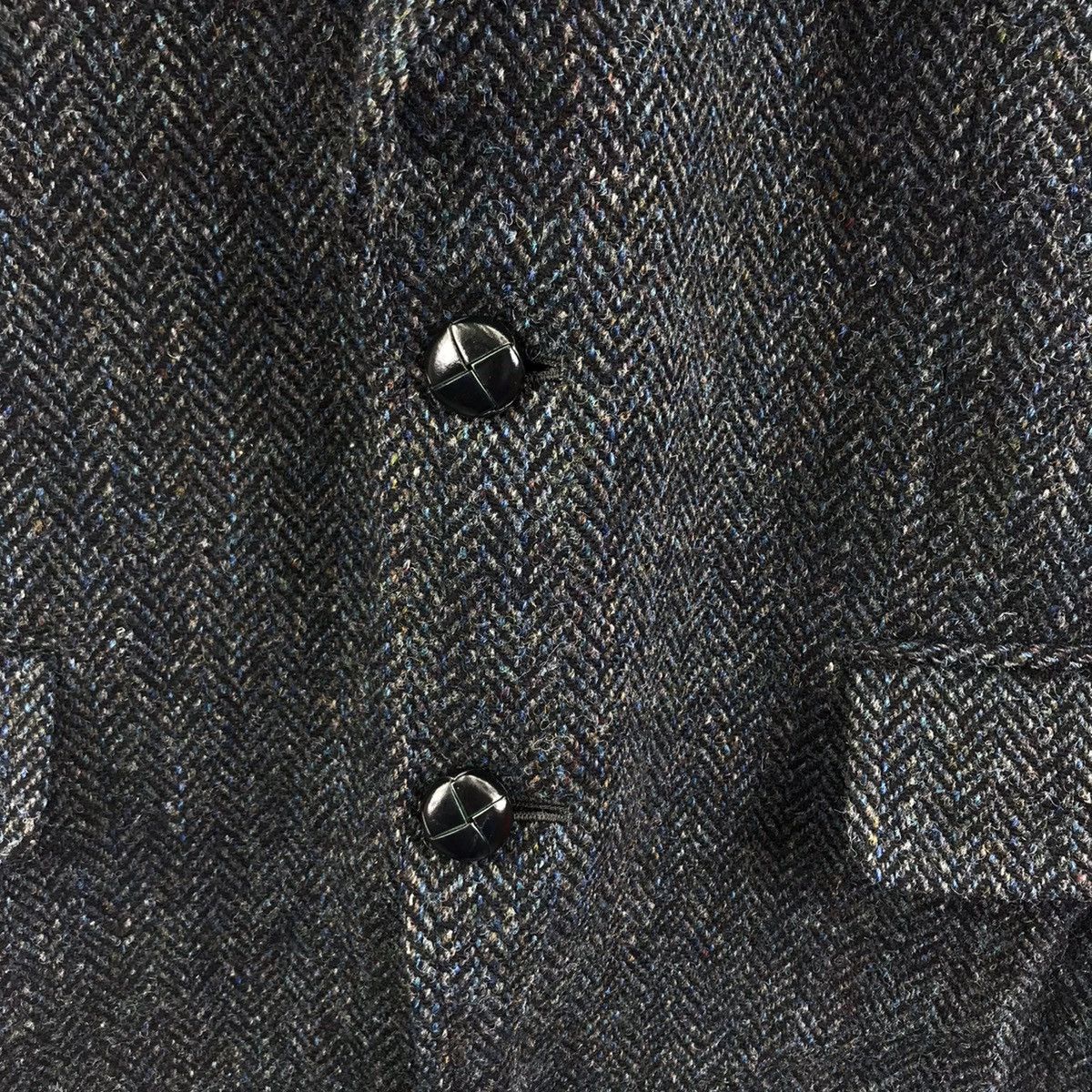 Harris Tweed HARRIS TWEED x A Hunt Valcon Wool Plain Blazer Coat Jacket Size US M / EU 48-50 / 2 - 3 Thumbnail