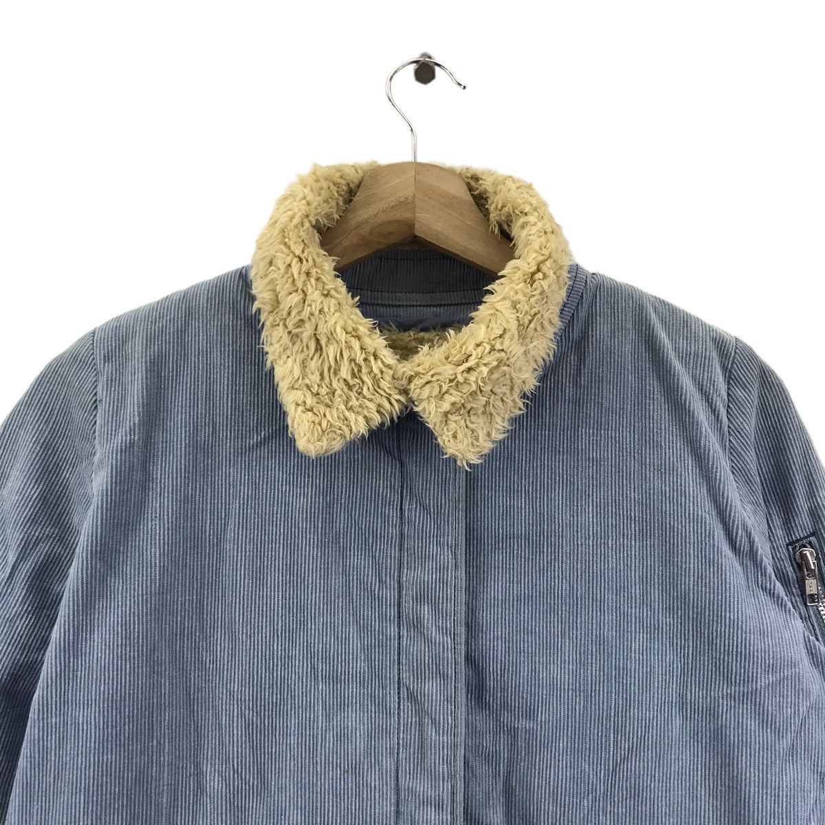 Japanese Brand MILKFED Japanese Brand Blue Hooded Jacket Size US XS / EU 42 / 0 - 2 Thumbnail
