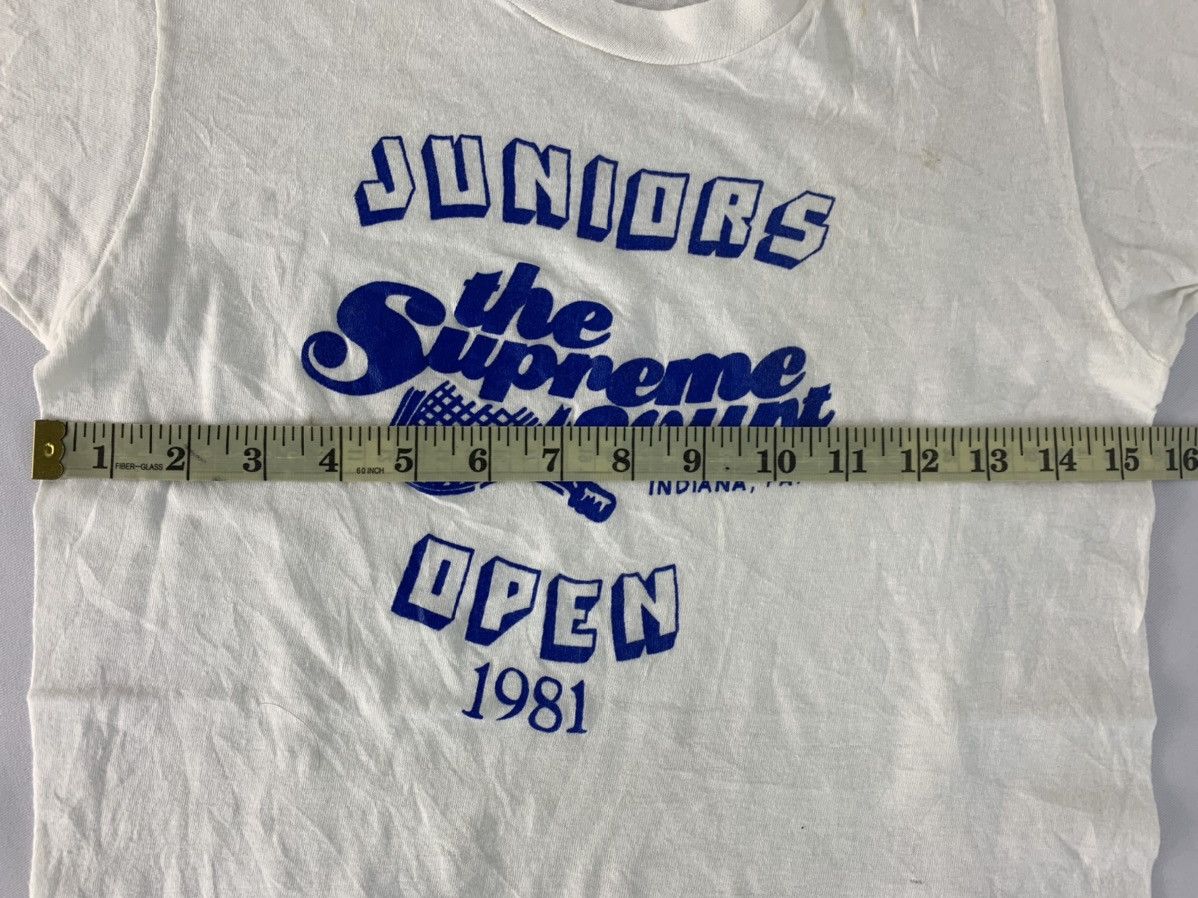 Vintage 90s Fruit Of The Loom Junior Supreme Court 81’s Open Tee Size US XS / EU 42 / 0 - 6 Thumbnail