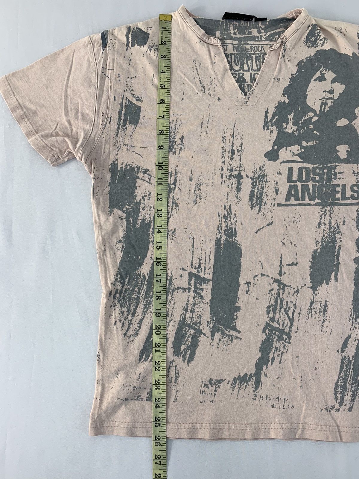 Japanese Brand Nexus Lost Angels V Neck Jim Morrison Graphic Tee Size US M / EU 48-50 / 2 - 7 Thumbnail