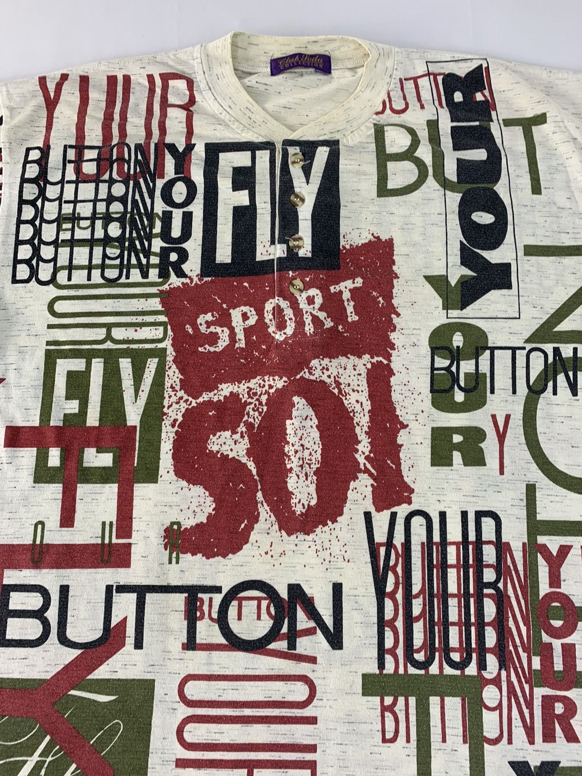 Japanese Brand Hype Club Soda Collection Levi's 501 Inspired All Over Size US L / EU 52-54 / 3 - 3 Thumbnail
