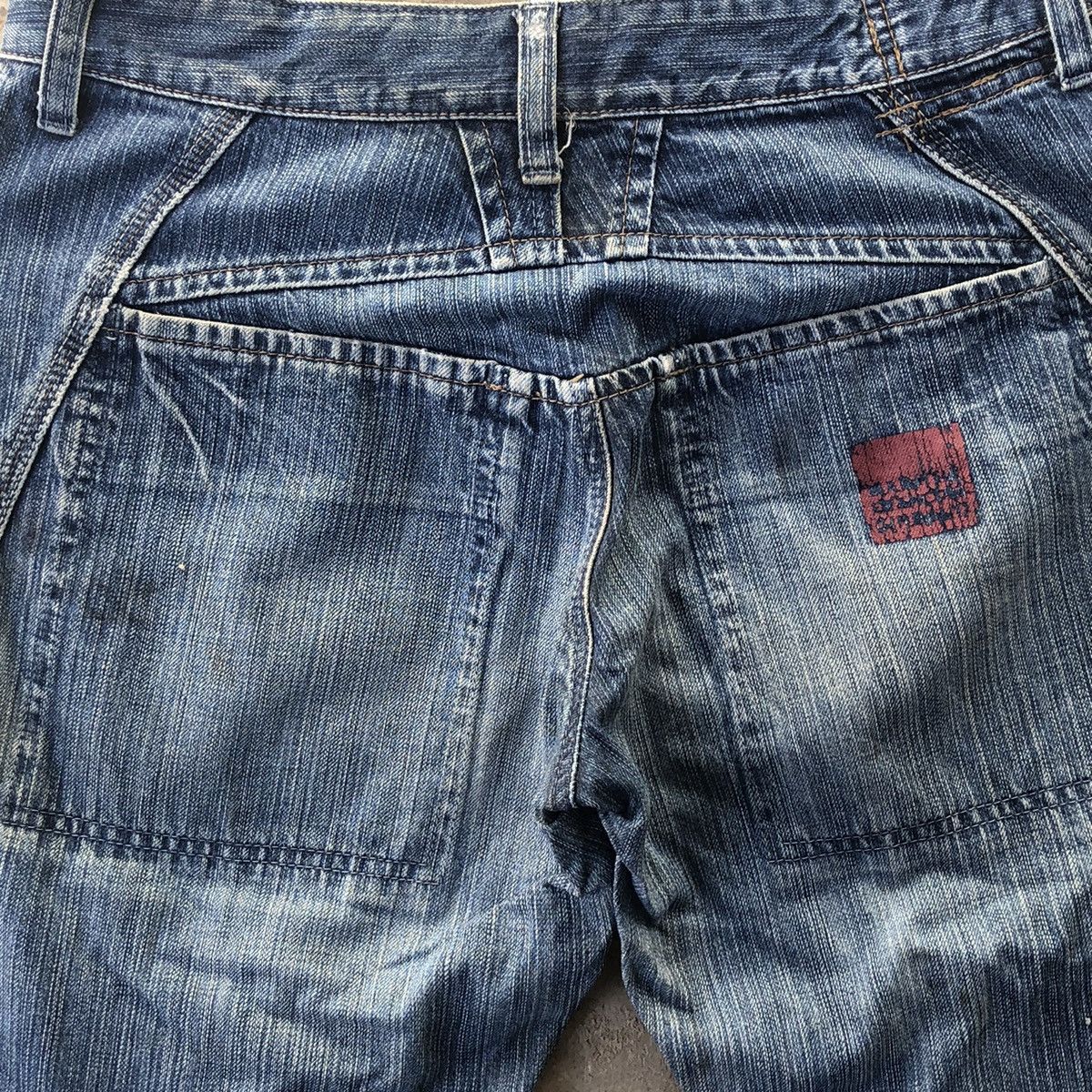 Marithe + Francois Girbaud Marithe Francois Girbaud straight leg box pleat pocket denim Size US 30 / EU 46 - 12 Thumbnail