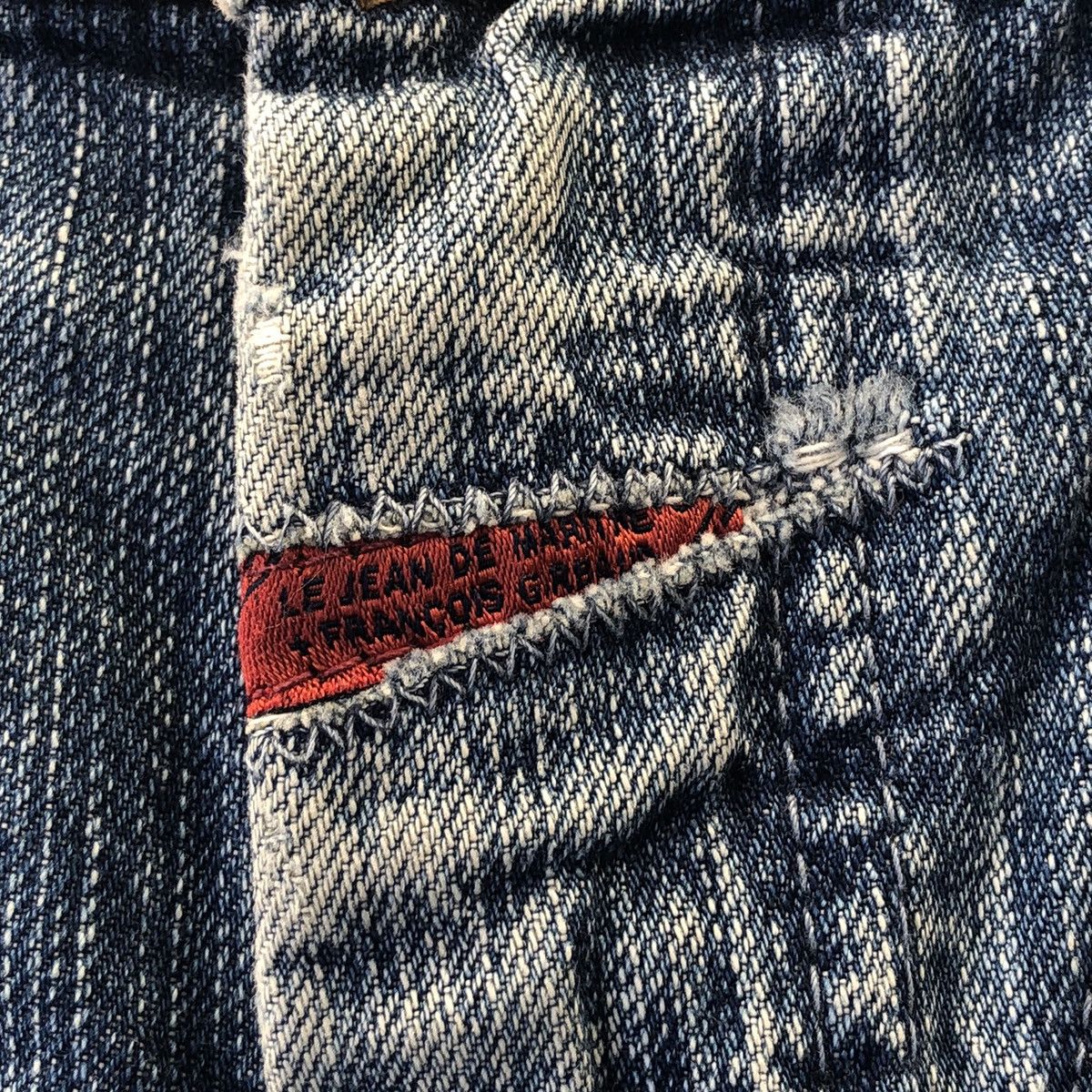 Marithe + Francois Girbaud Marithe Francois Girbaud straight leg box pleat pocket denim Size US 30 / EU 46 - 6 Thumbnail