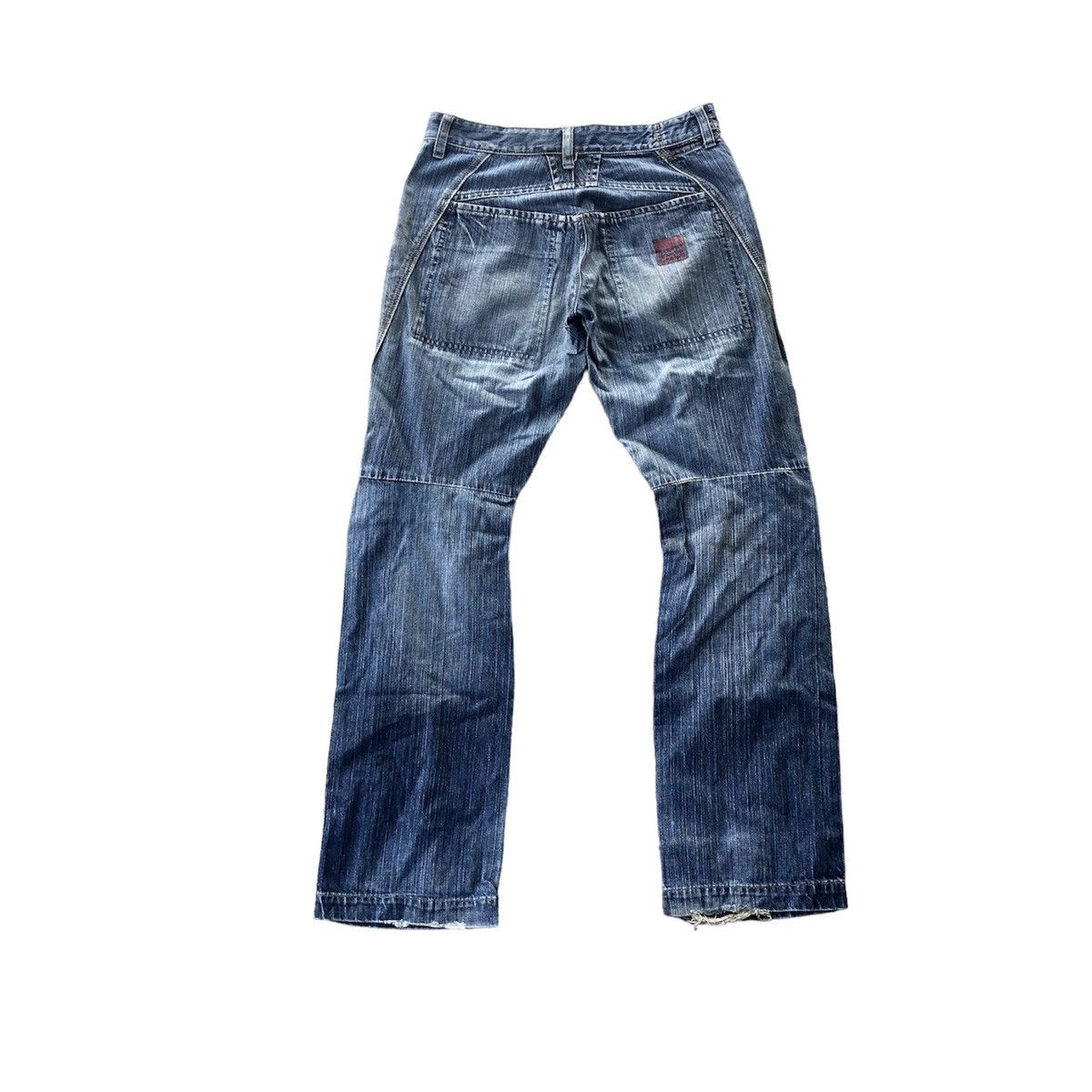 Marithe + Francois Girbaud Marithe Francois Girbaud straight leg box pleat pocket denim Size US 30 / EU 46 - 11 Thumbnail
