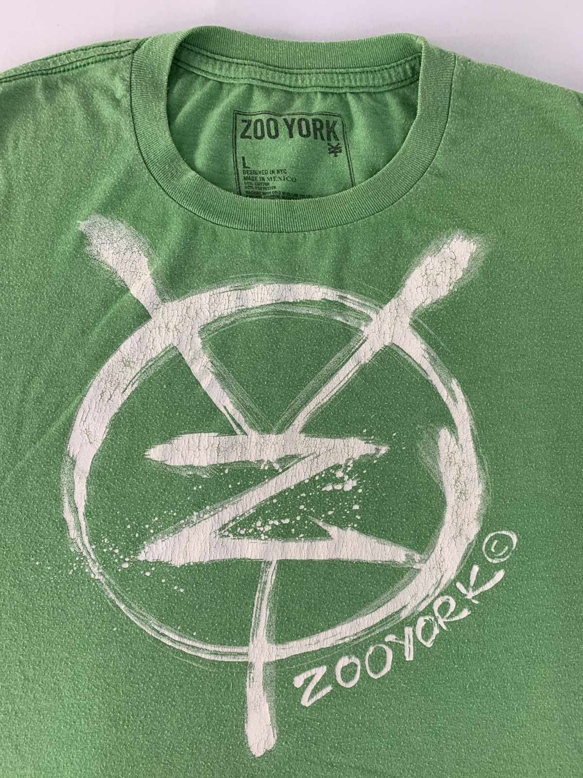 Zoo York Hype Zoo York Skateboarding Brand Big Logo Tee Size US L / EU 52-54 / 3 - 4 Thumbnail