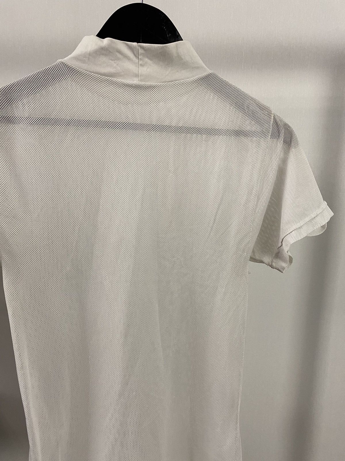 Japanese Brand × Vintage Vintage White Mesh High Neck T-shirt Size US M / EU 48-50 / 2 - 7 Thumbnail